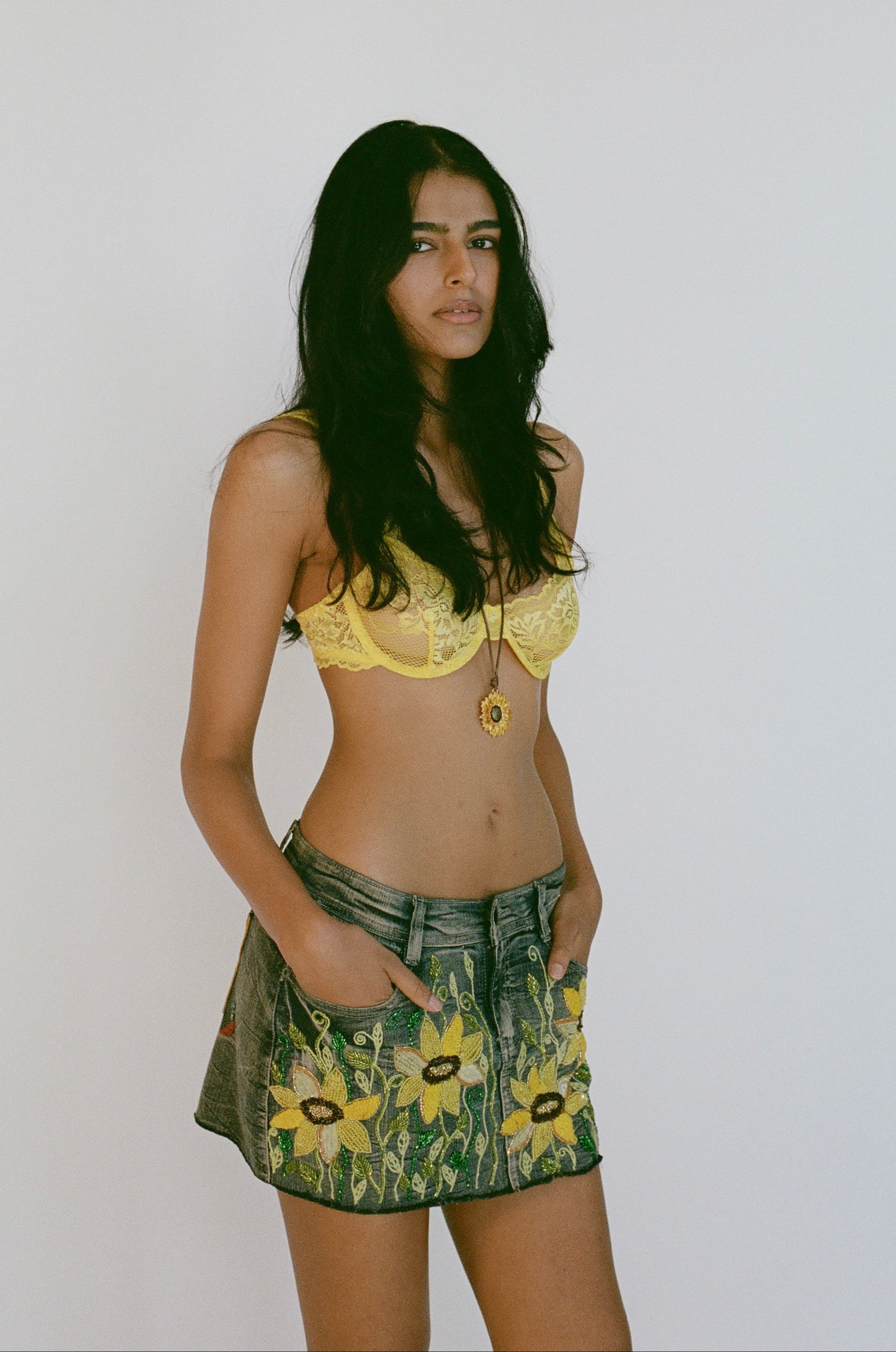 Sunny Denim Skirt