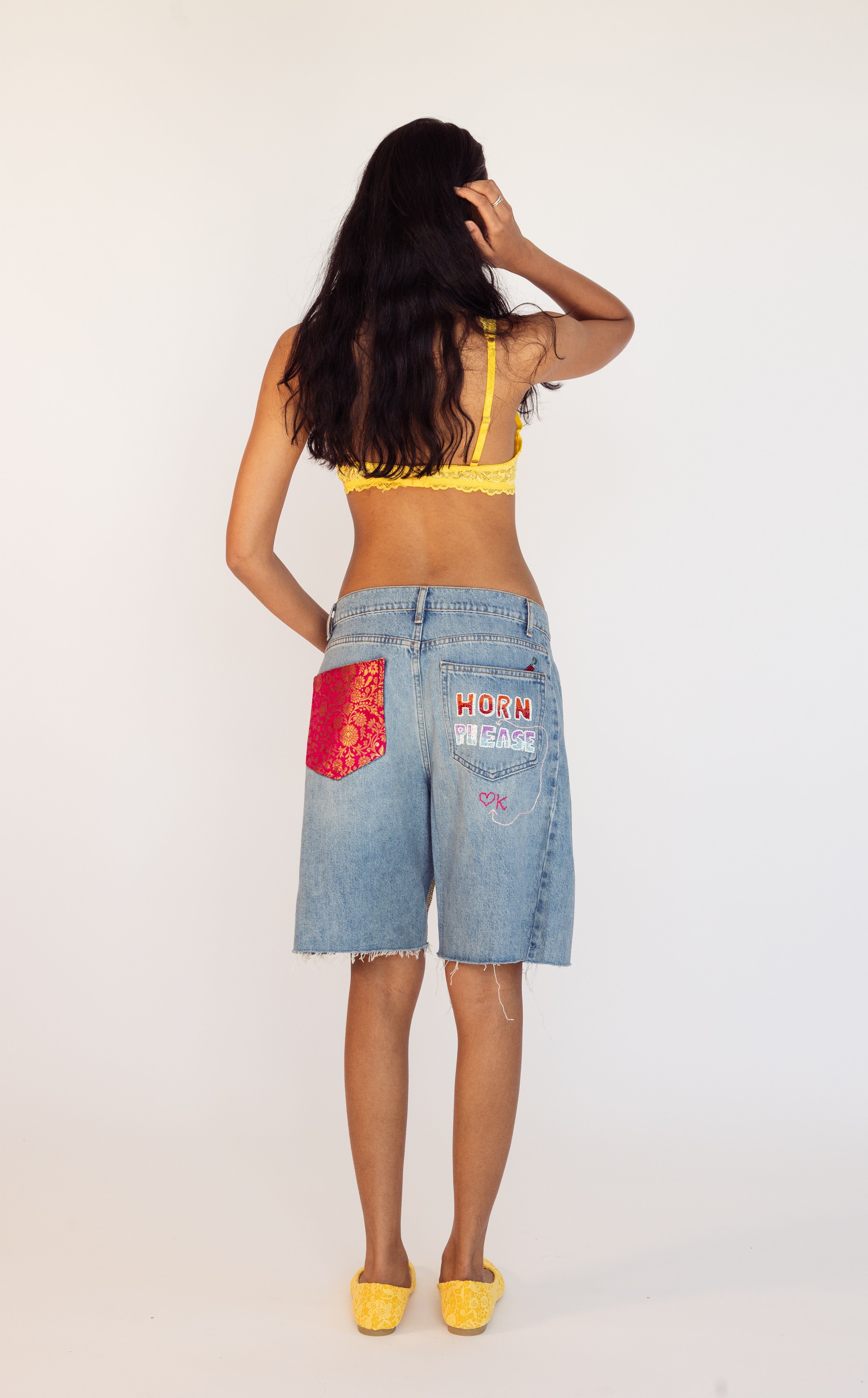 Matches Denim Jorts