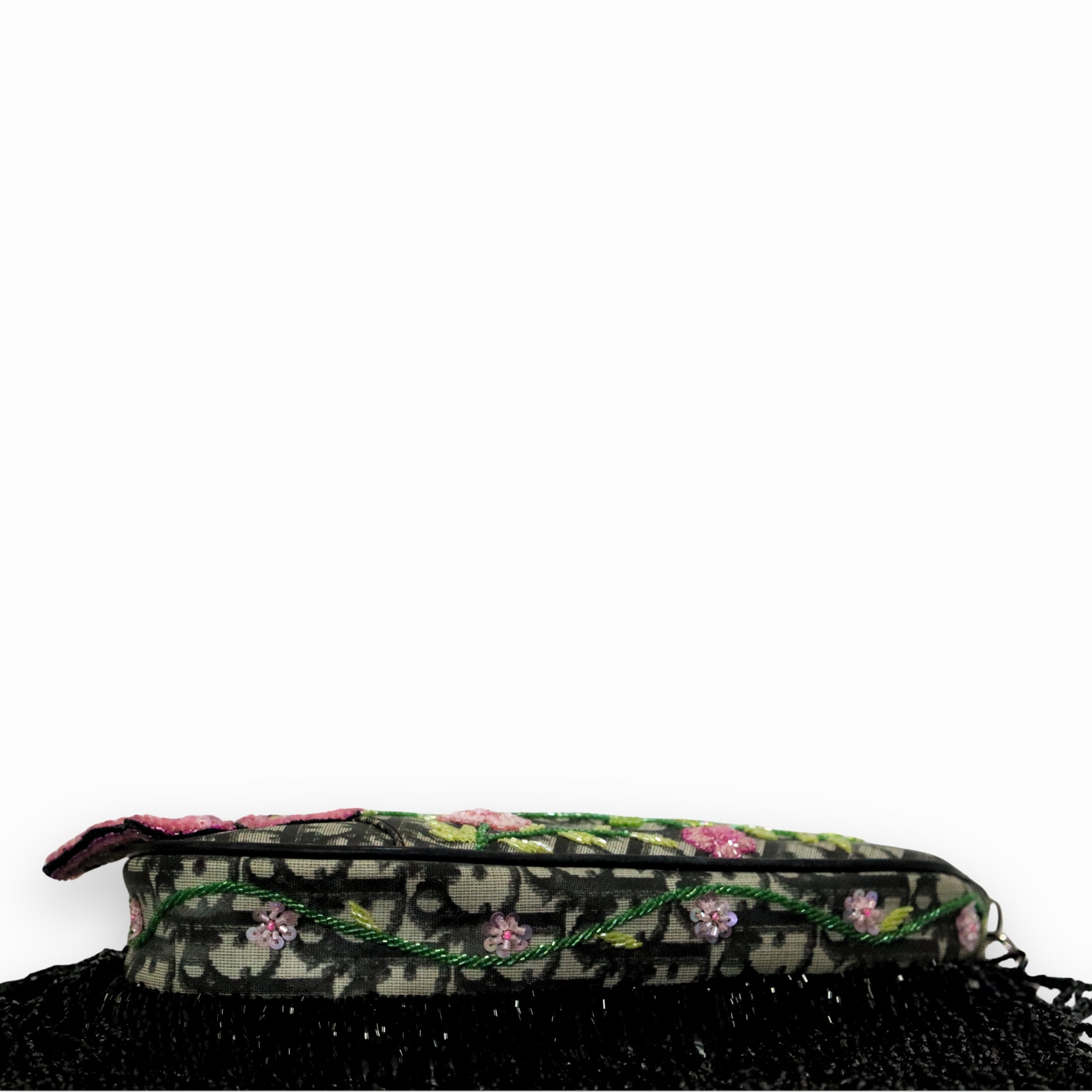 Christian Dior Black Trotter Saddle Bag