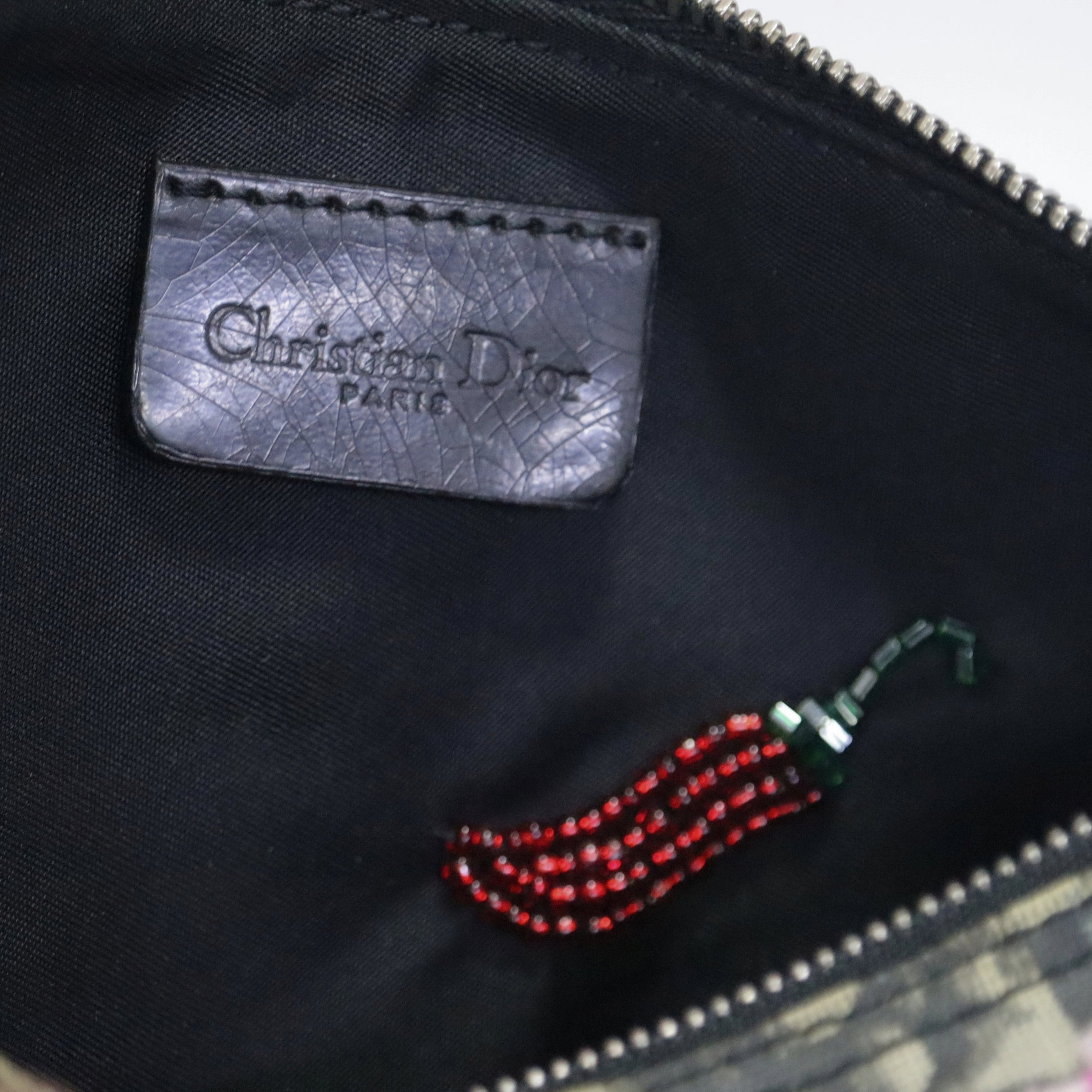 Christian Dior Black Trotter Saddle Bag
