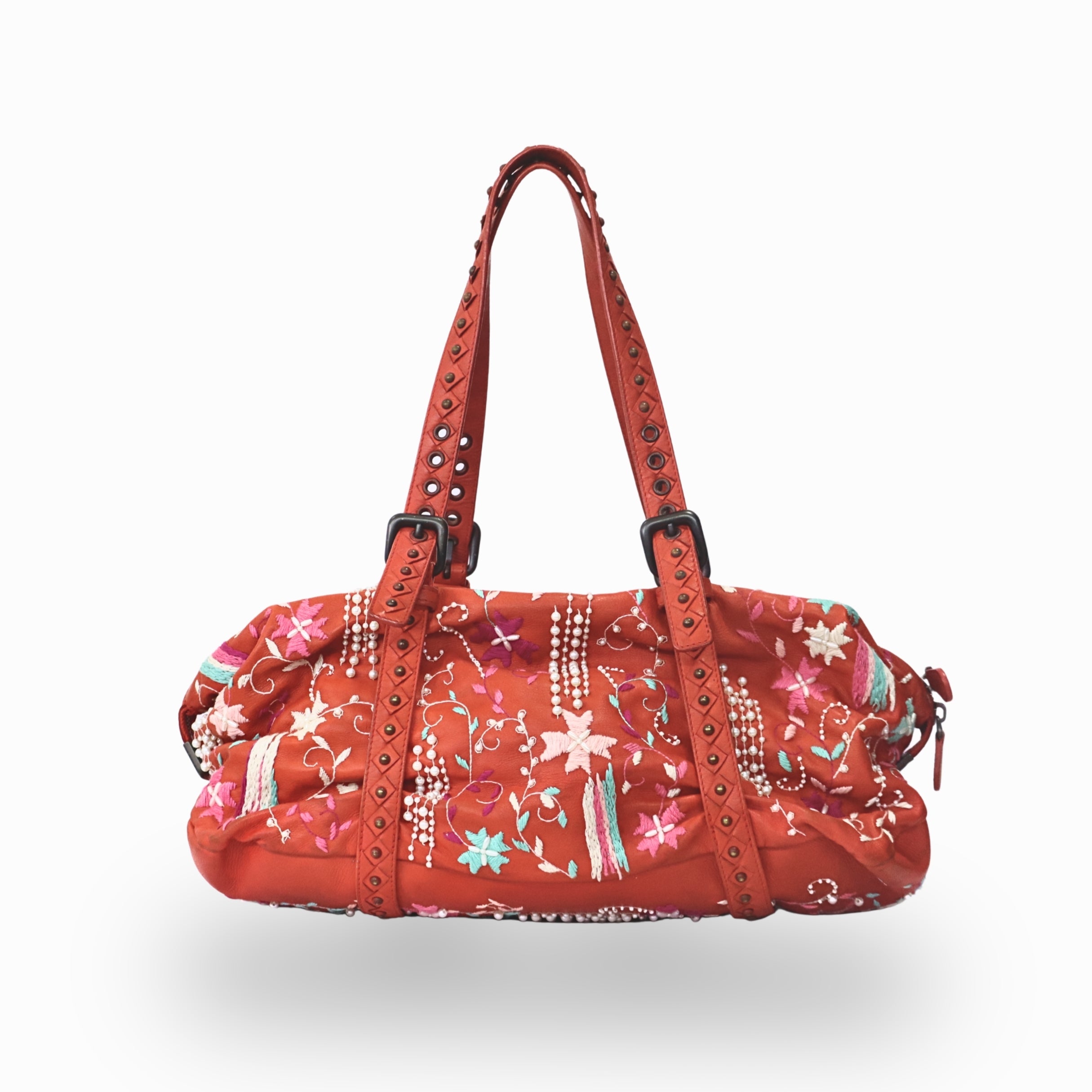Bottega Veneta Magma Plume Duffle Bag