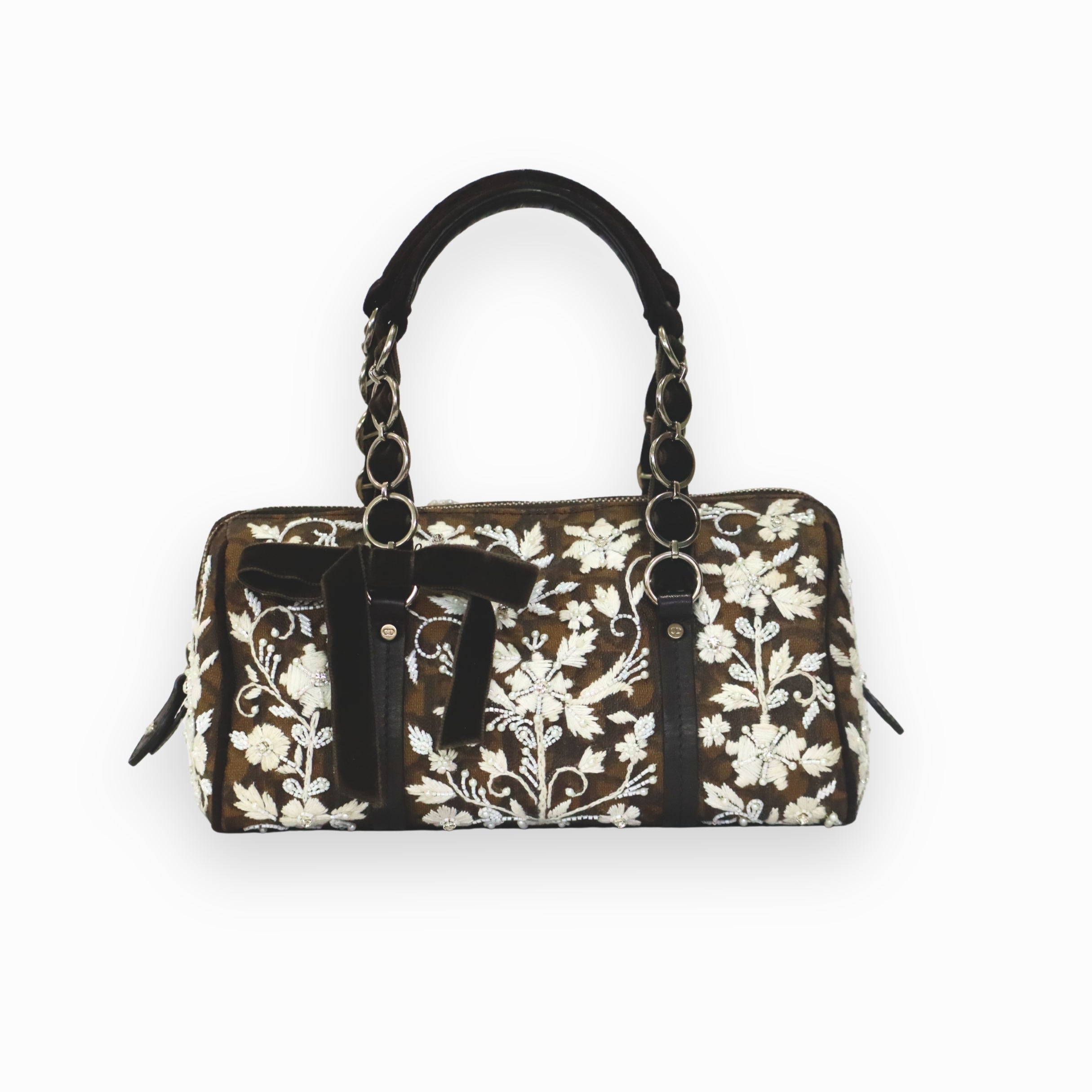 Christian Dior Trotter Romantique Diorissimo Boston Bag