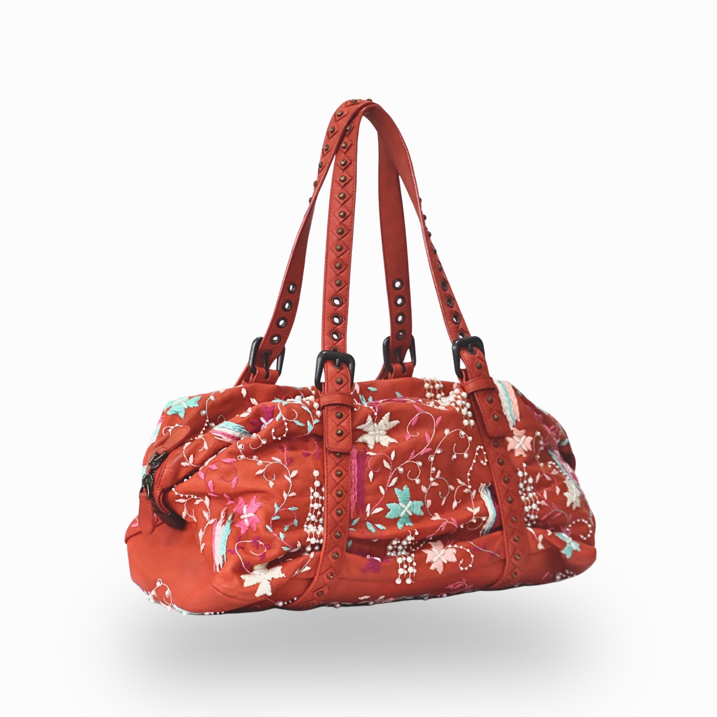 Bottega Veneta Magma Plume Duffle Bag
