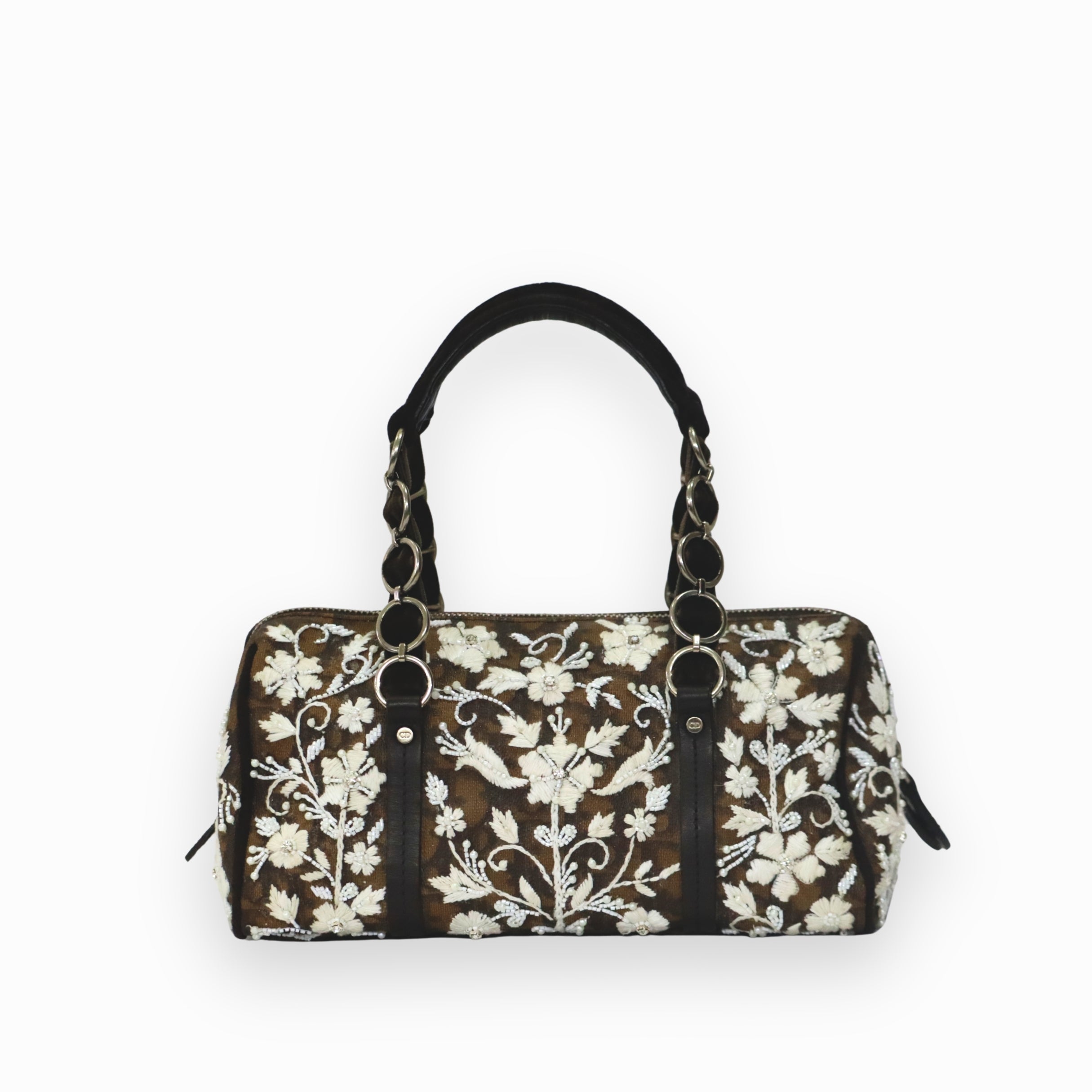 Christian Dior Trotter Romantique Diorissimo Boston Bag