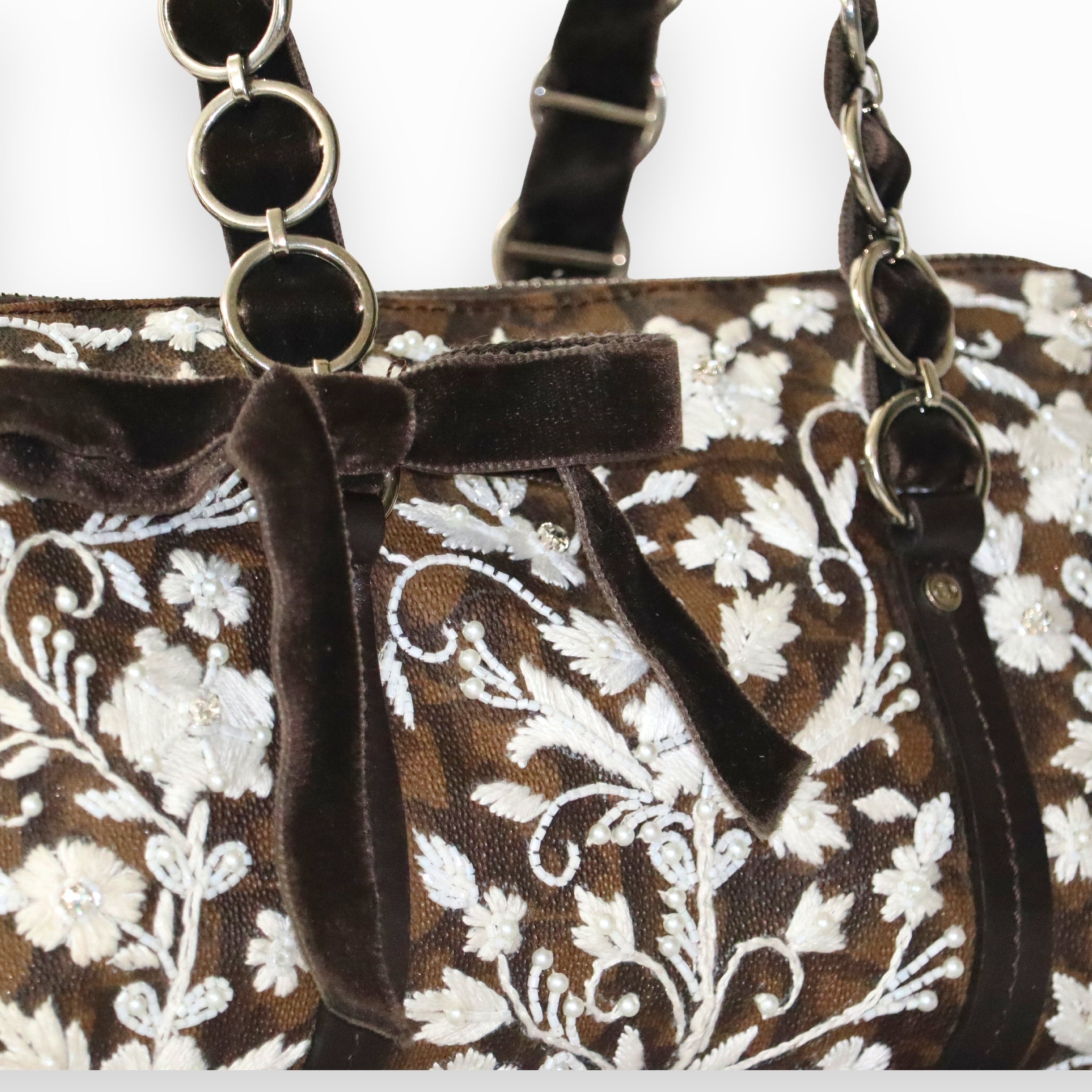 Christian Dior Trotter Romantique Diorissimo Boston Bag