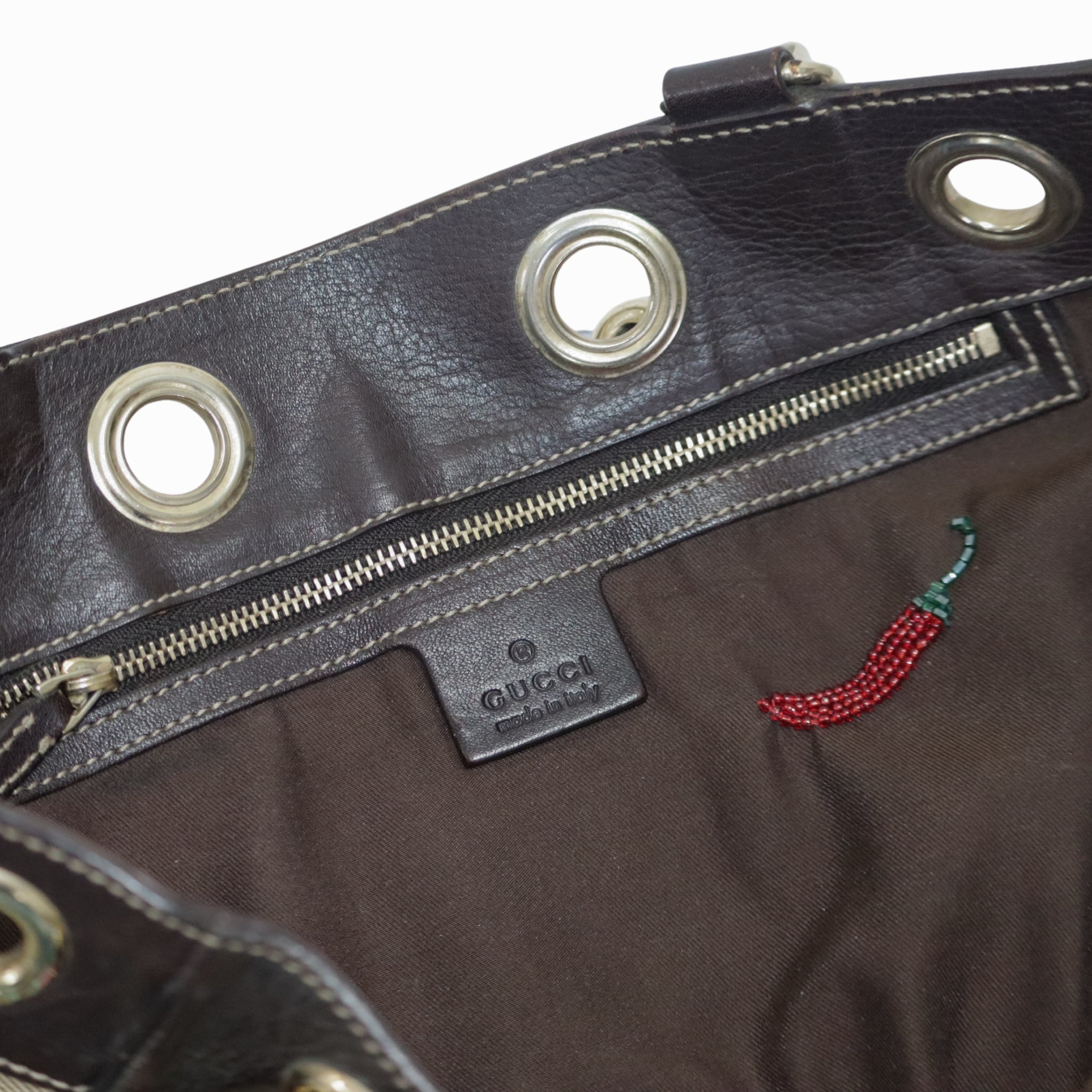 Gucci Canvas Positano Tote