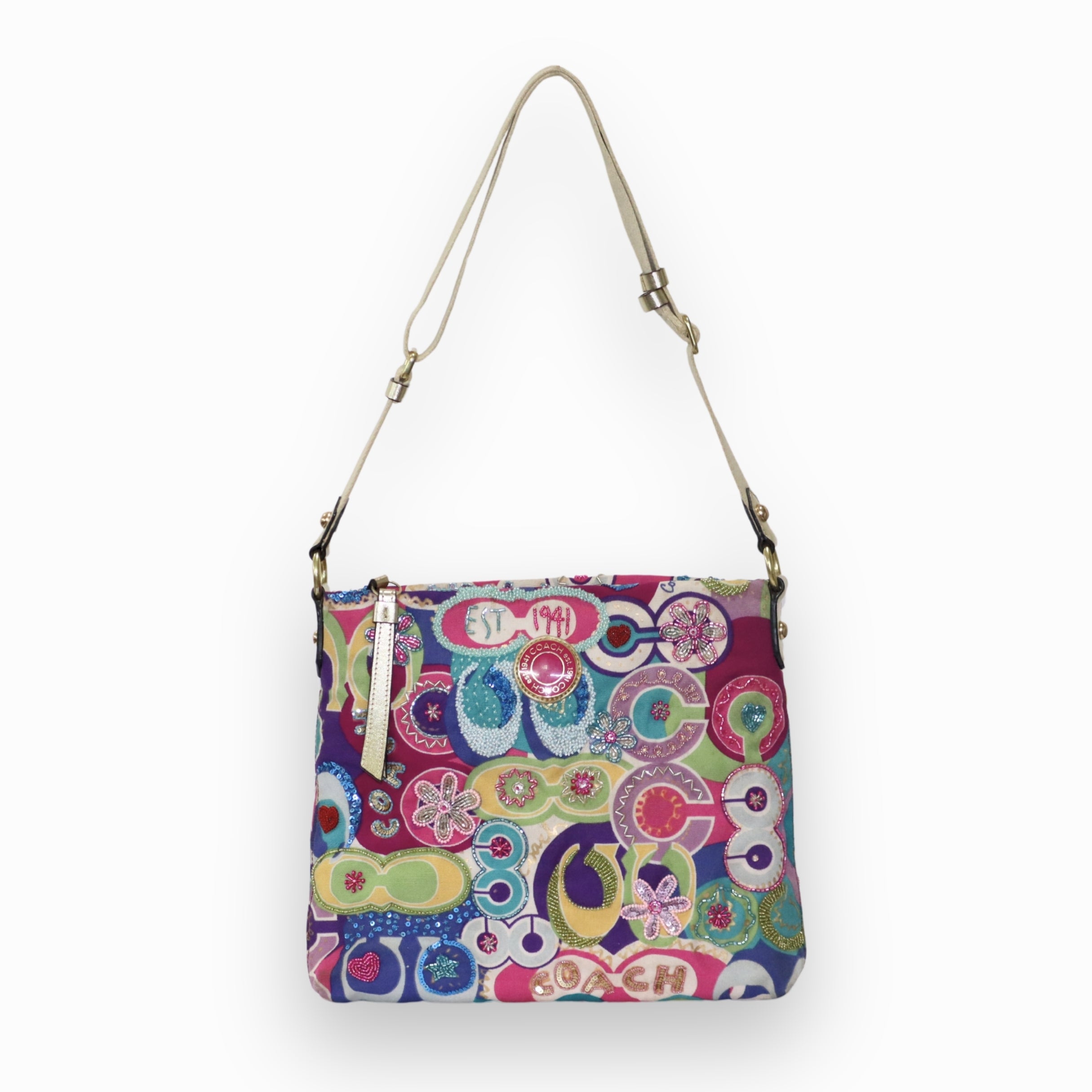 Coach Poppy Pop Glam Purse Tote