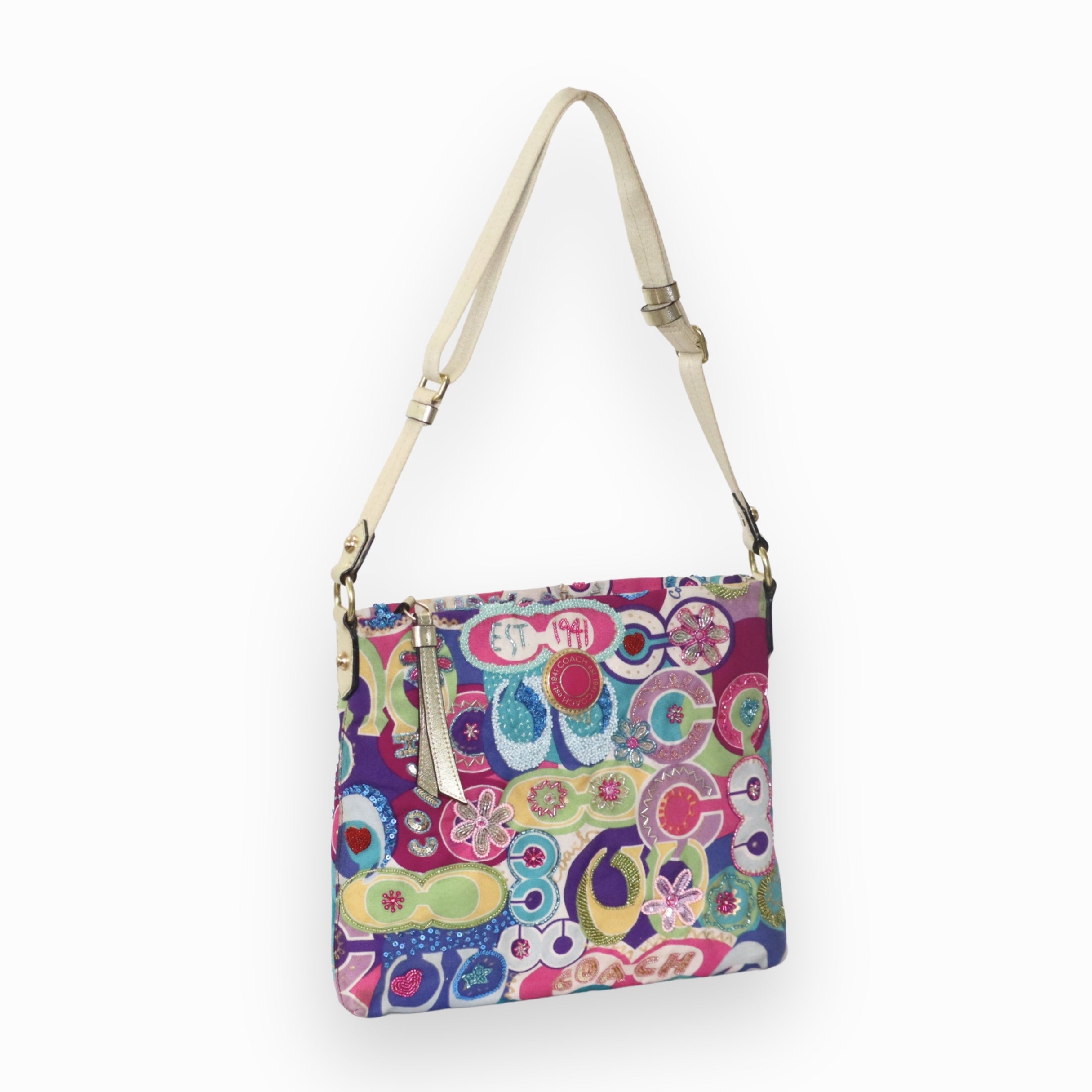 Coach Poppy Pop Glam Purse Tote