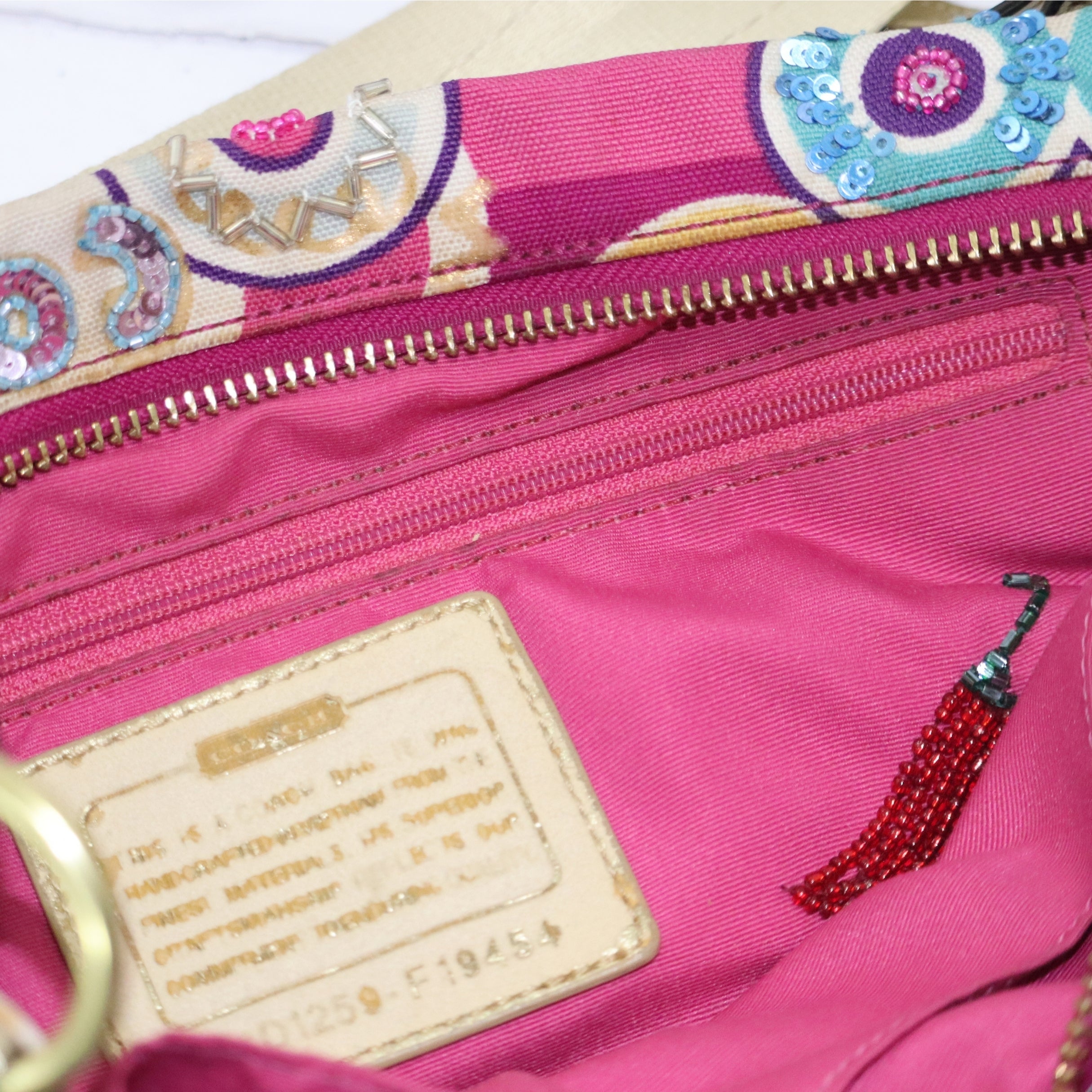 Coach Poppy Pop Glam Purse Tote