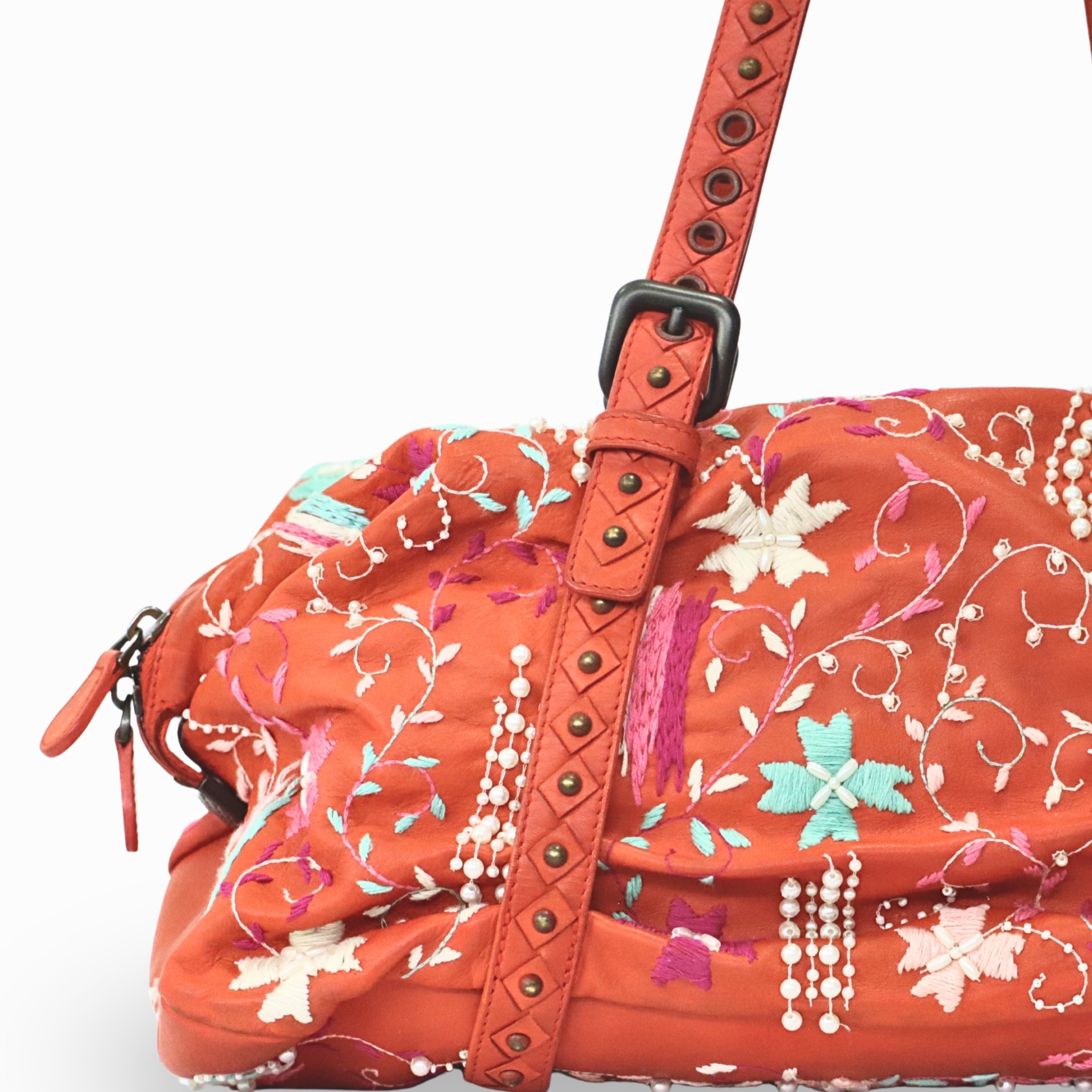 Bottega Veneta Magma Plume Duffle Bag