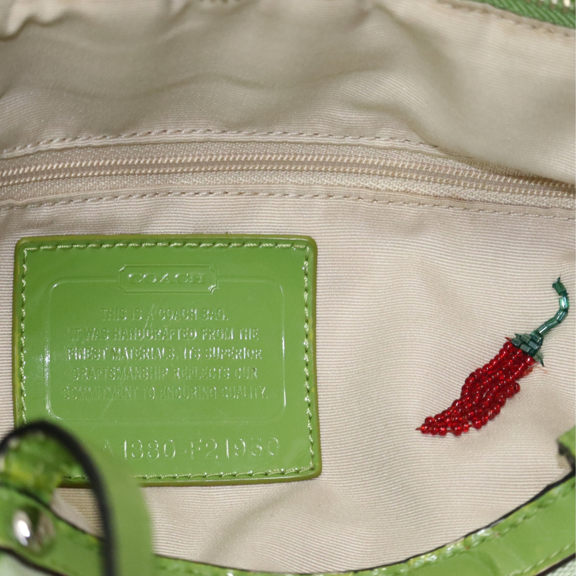 Coach Canvas Tote Bag