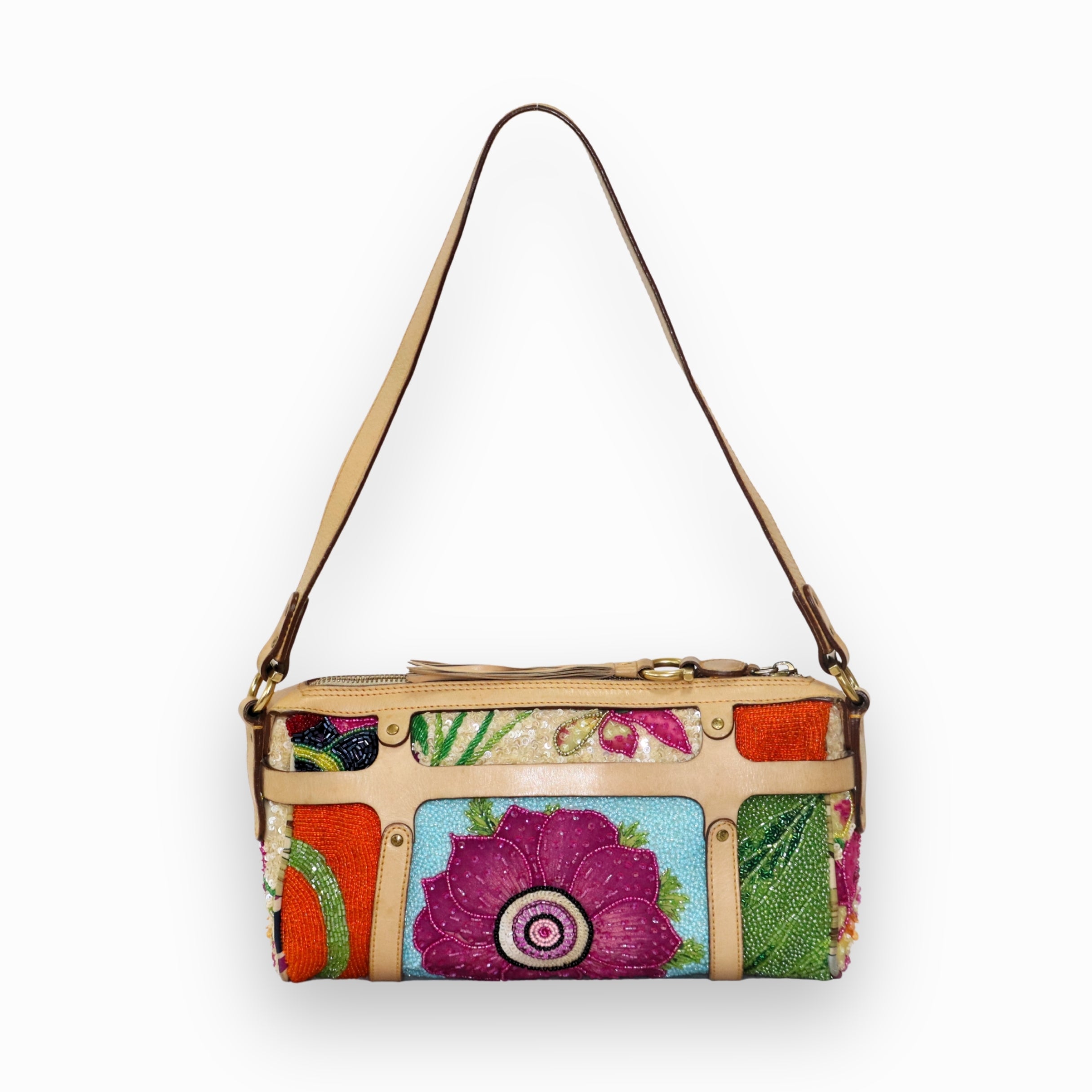 Salvatore Ferragamo Fiera Print Shoulder Bag