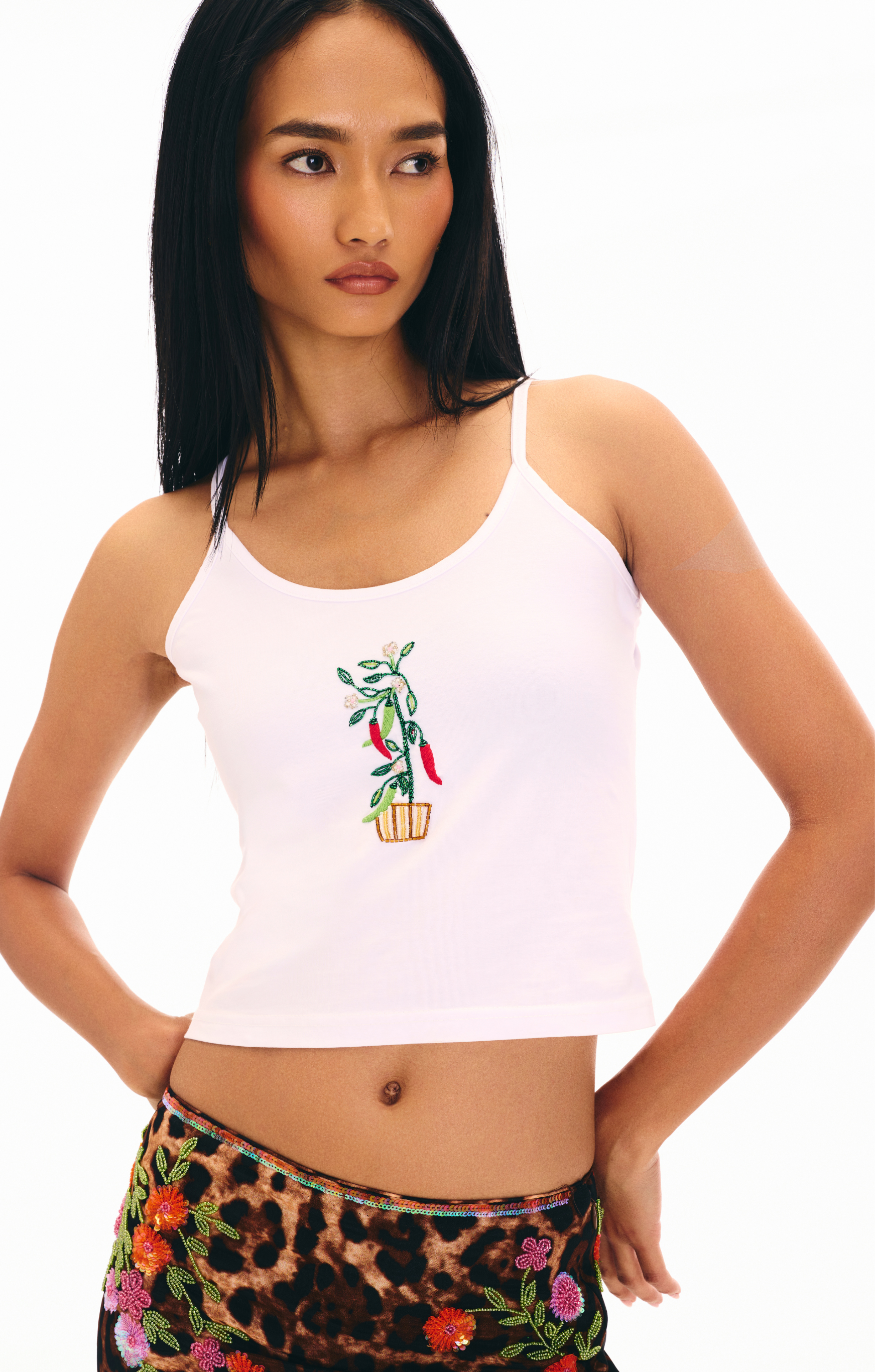 Mirchi Plant Tee/Tank