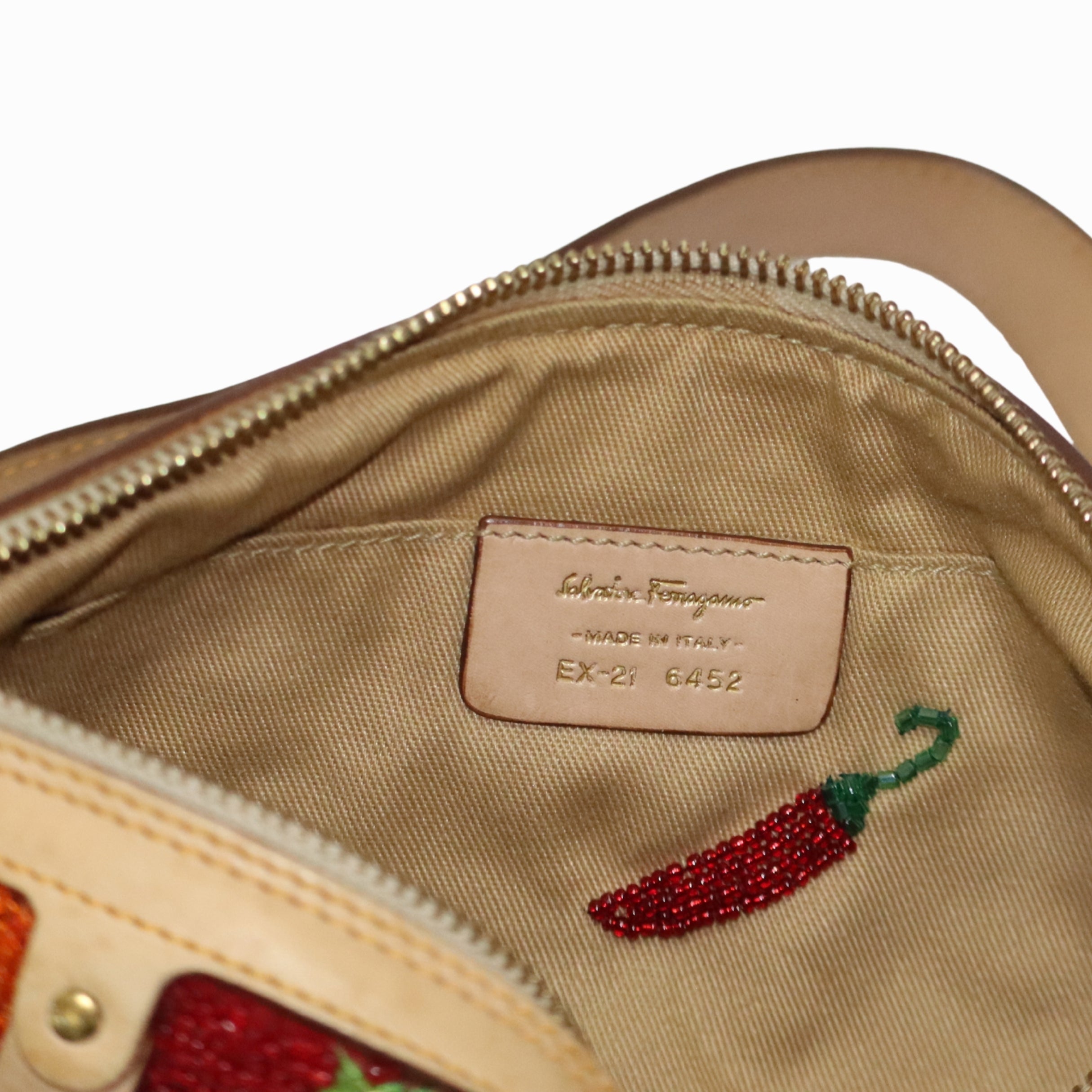 Salvatore Ferragamo Fiera Print Shoulder Bag