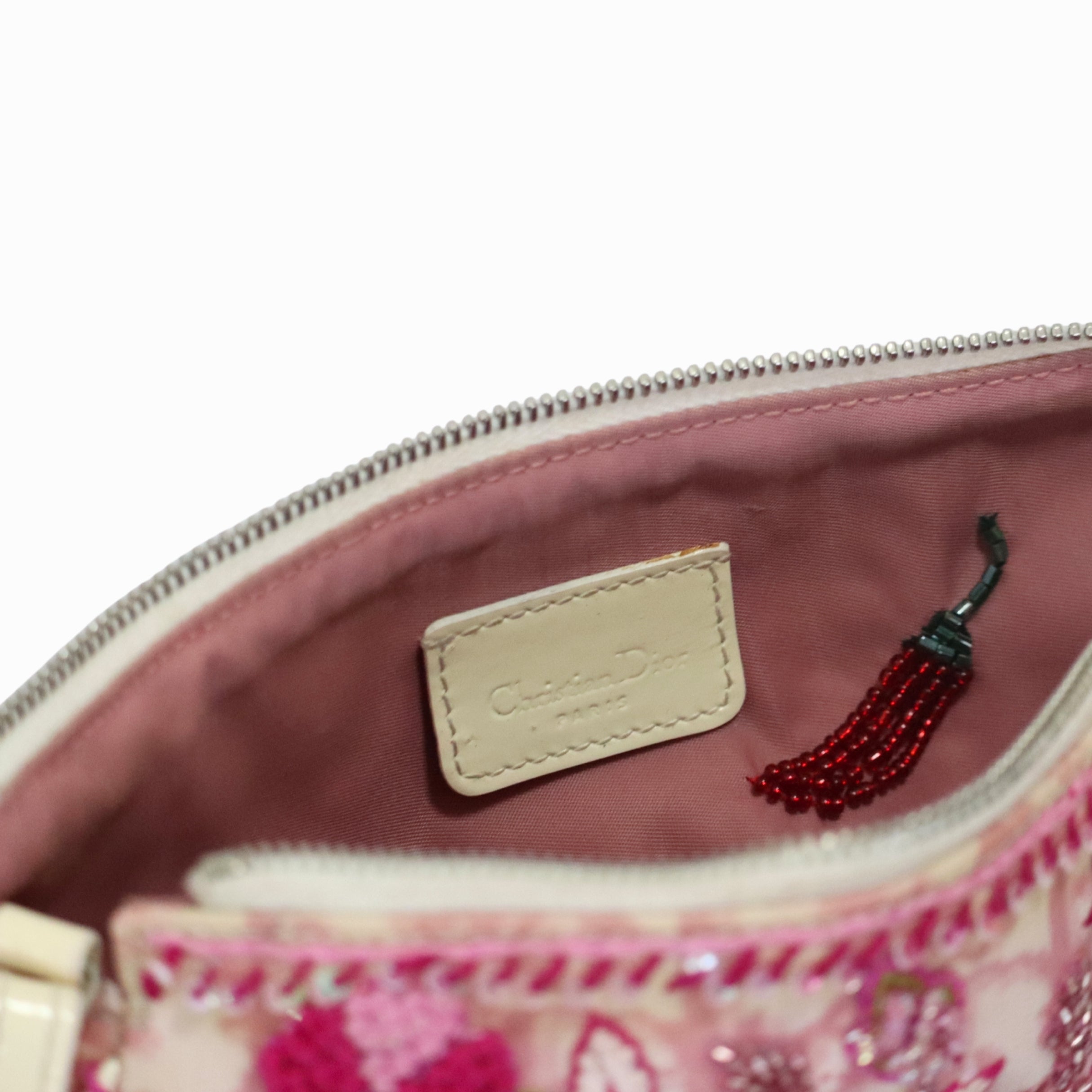 Christian Dior Pink Trotter Saddle Pochette