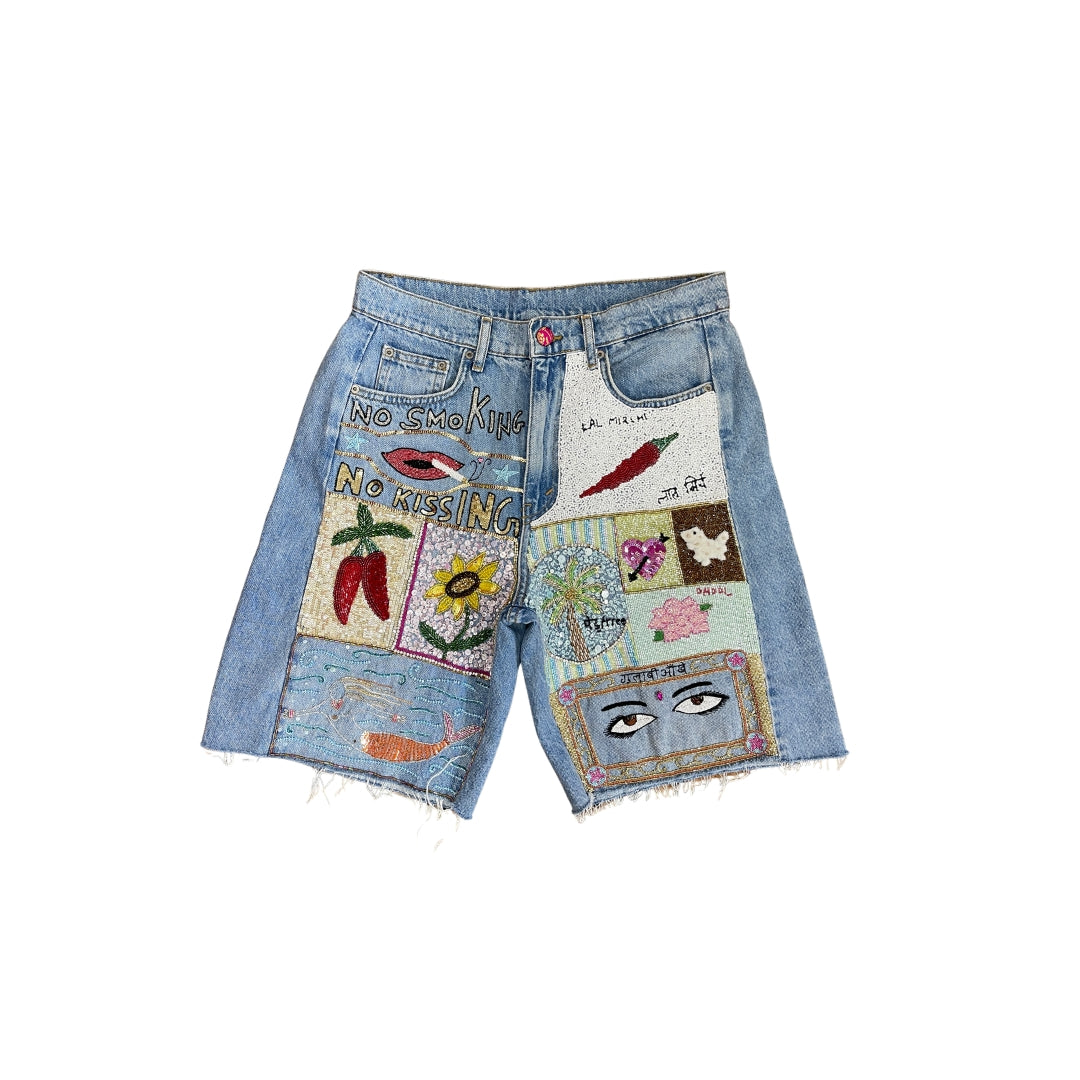 Matches Denim Jorts