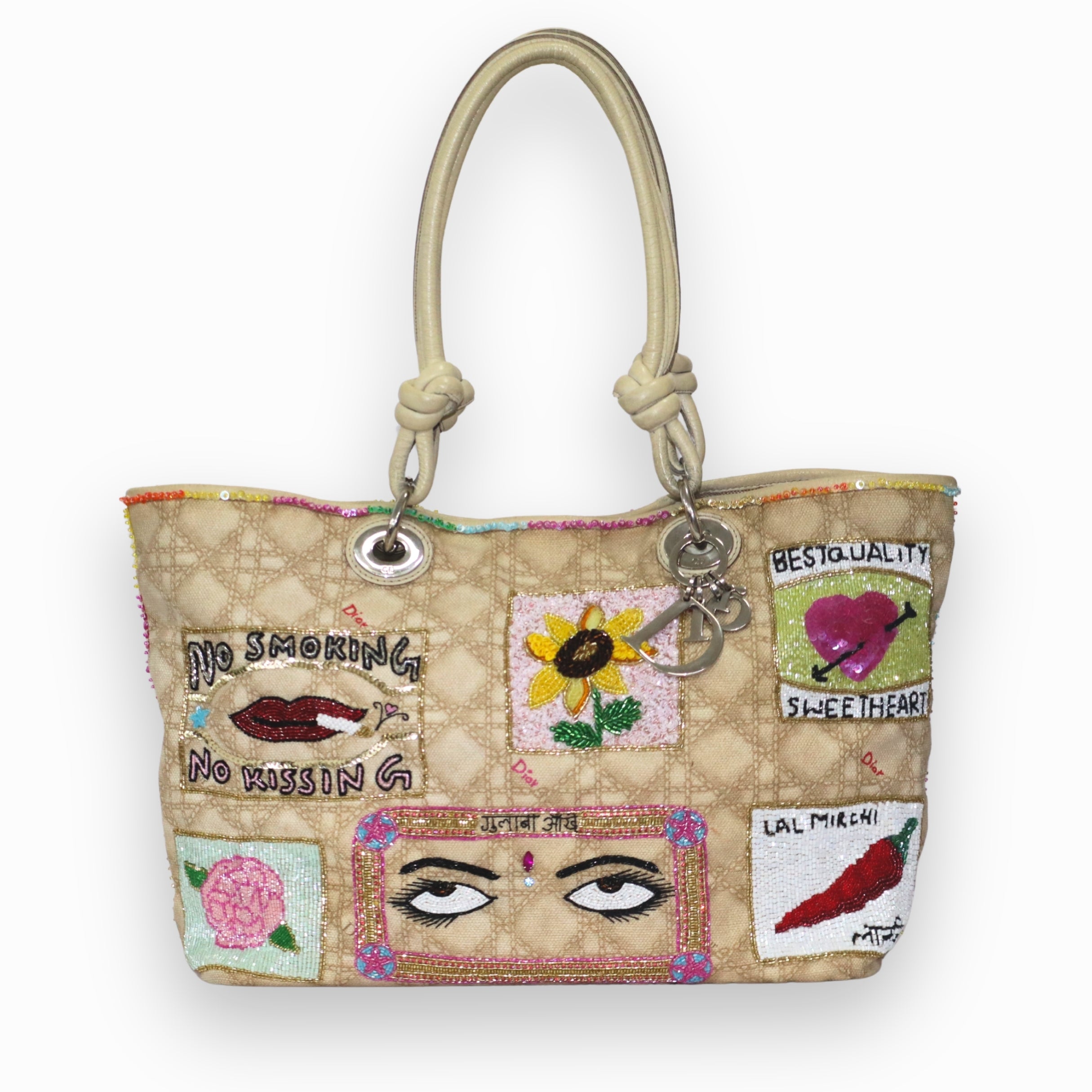 Christian Dior Kot Cherie Shopper Tote