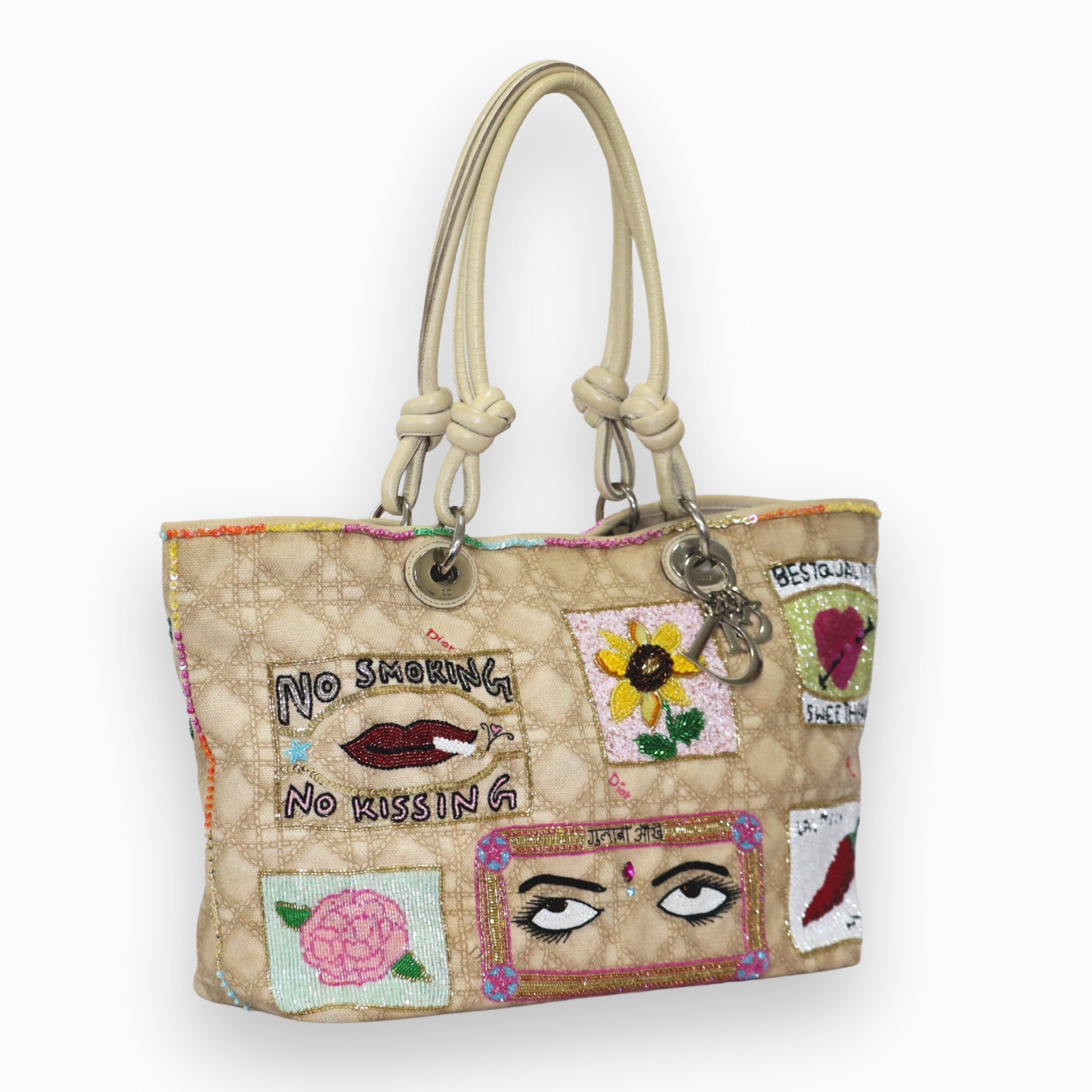Christian Dior Kot Cherie Shopper Tote