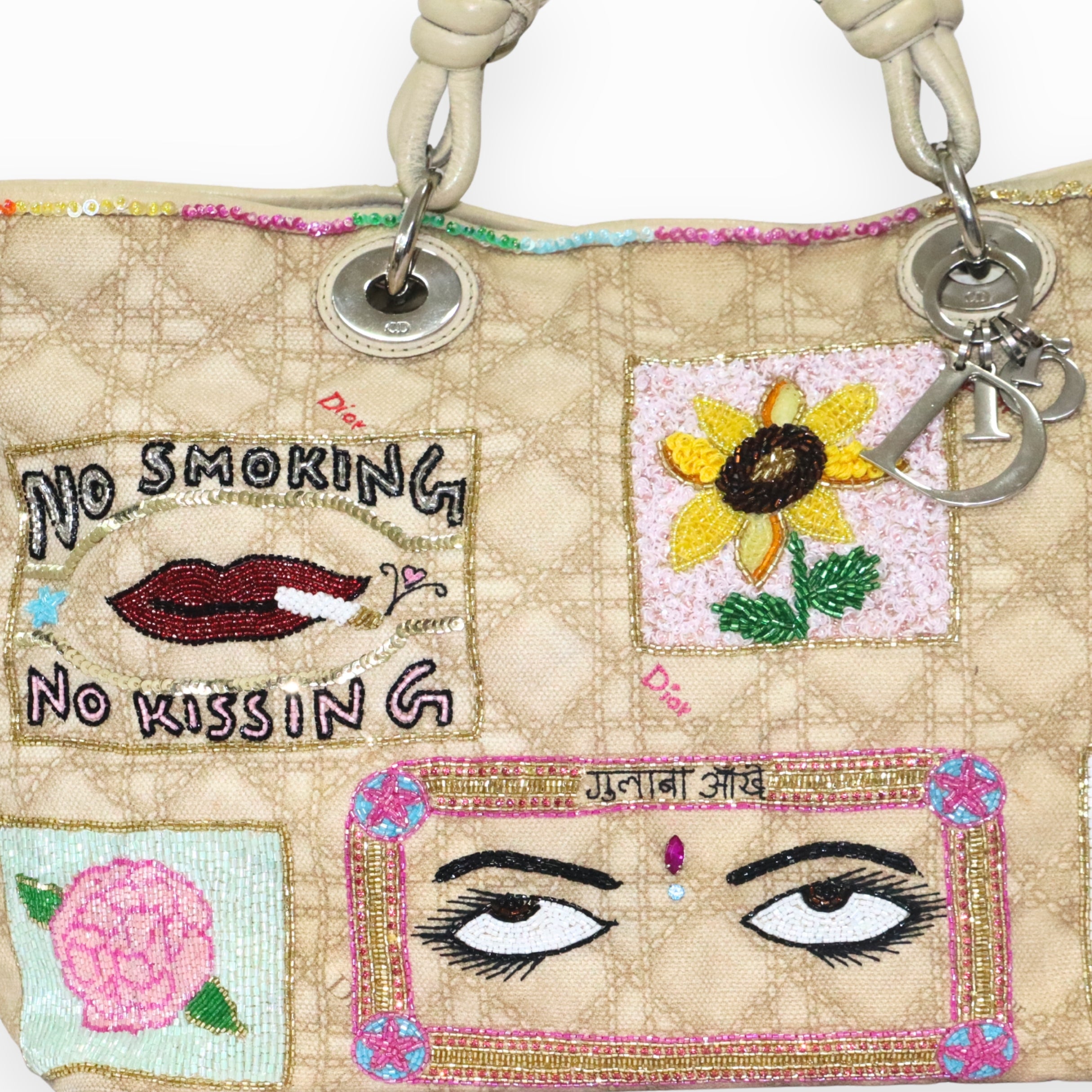 Christian Dior Kot Cherie Shopper Tote