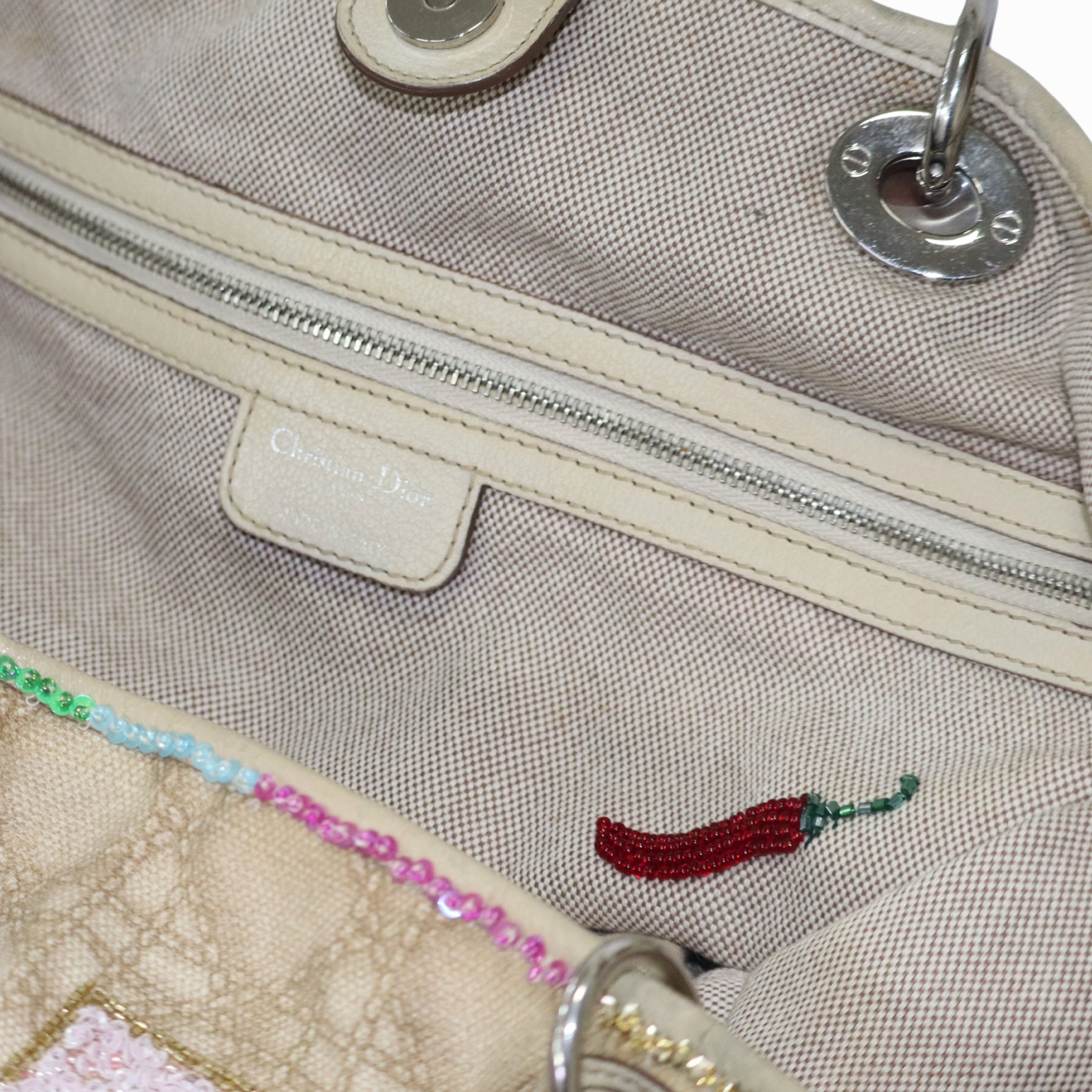 Christian Dior Kot Cherie Shopper Tote