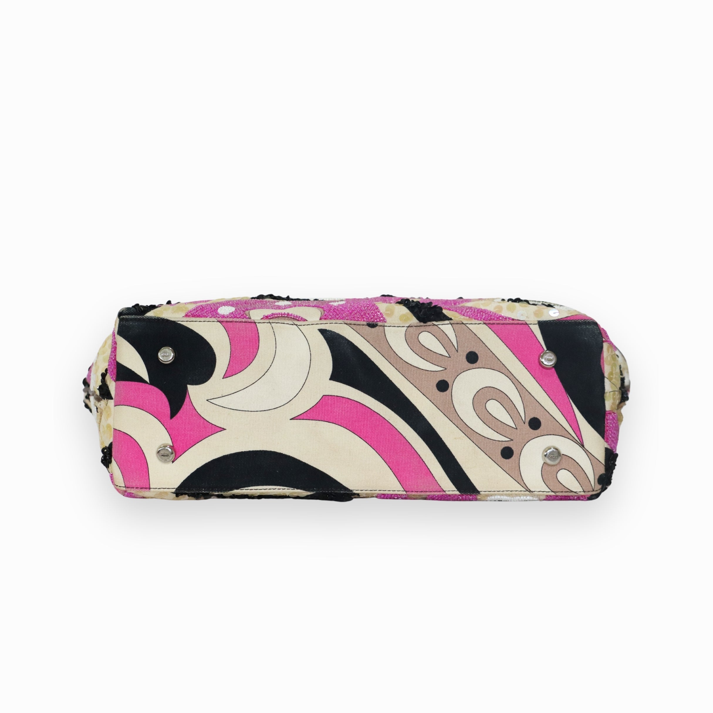 Emilio Pucci Putty Pattern Tote Bag