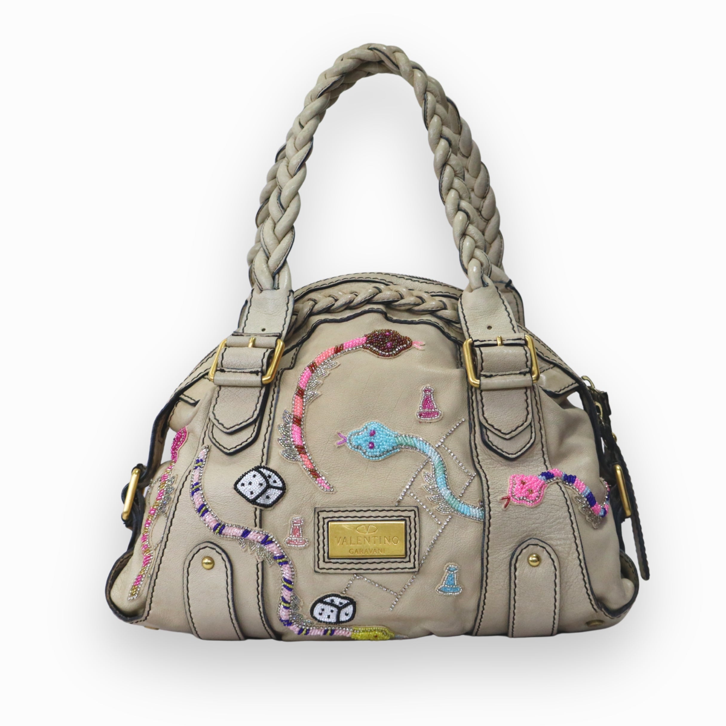 Valentino Garavani Braided Shoulder Bag