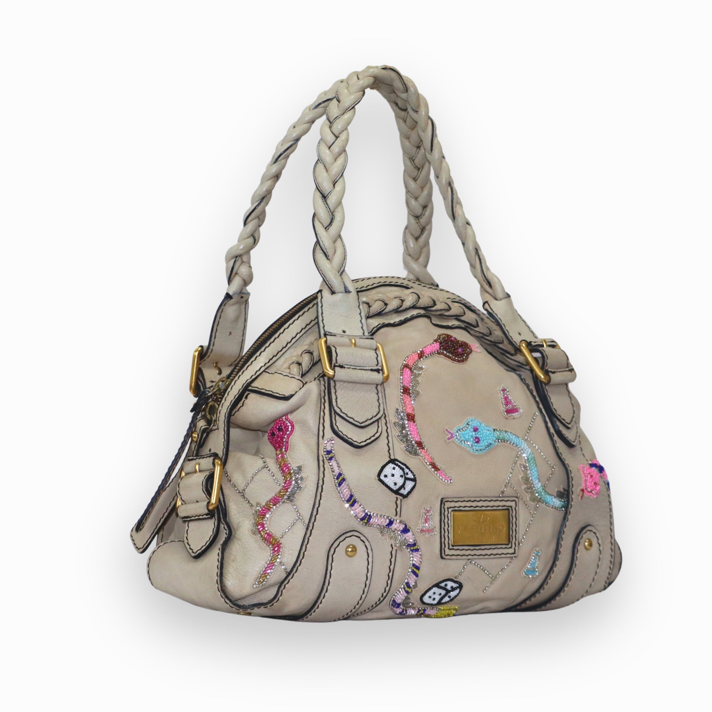Valentino Garavani Braided Shoulder Bag
