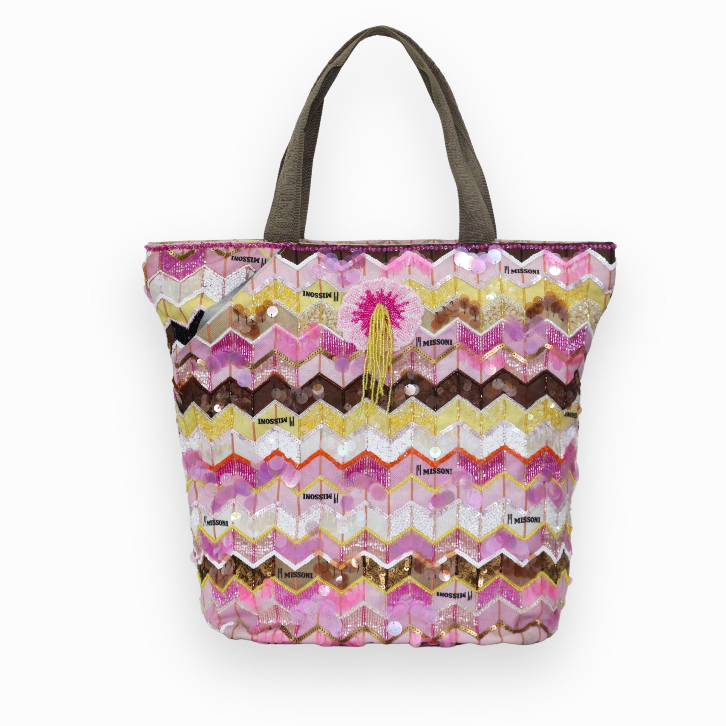 Missoni Zigzag Tote Bag With Pouch