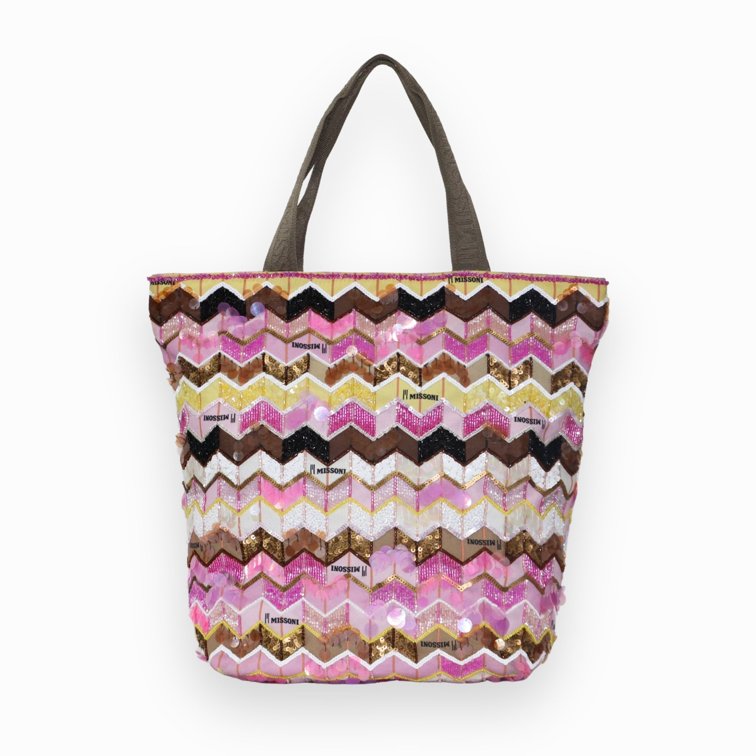 Missoni Zigzag Tote Bag With Pouch