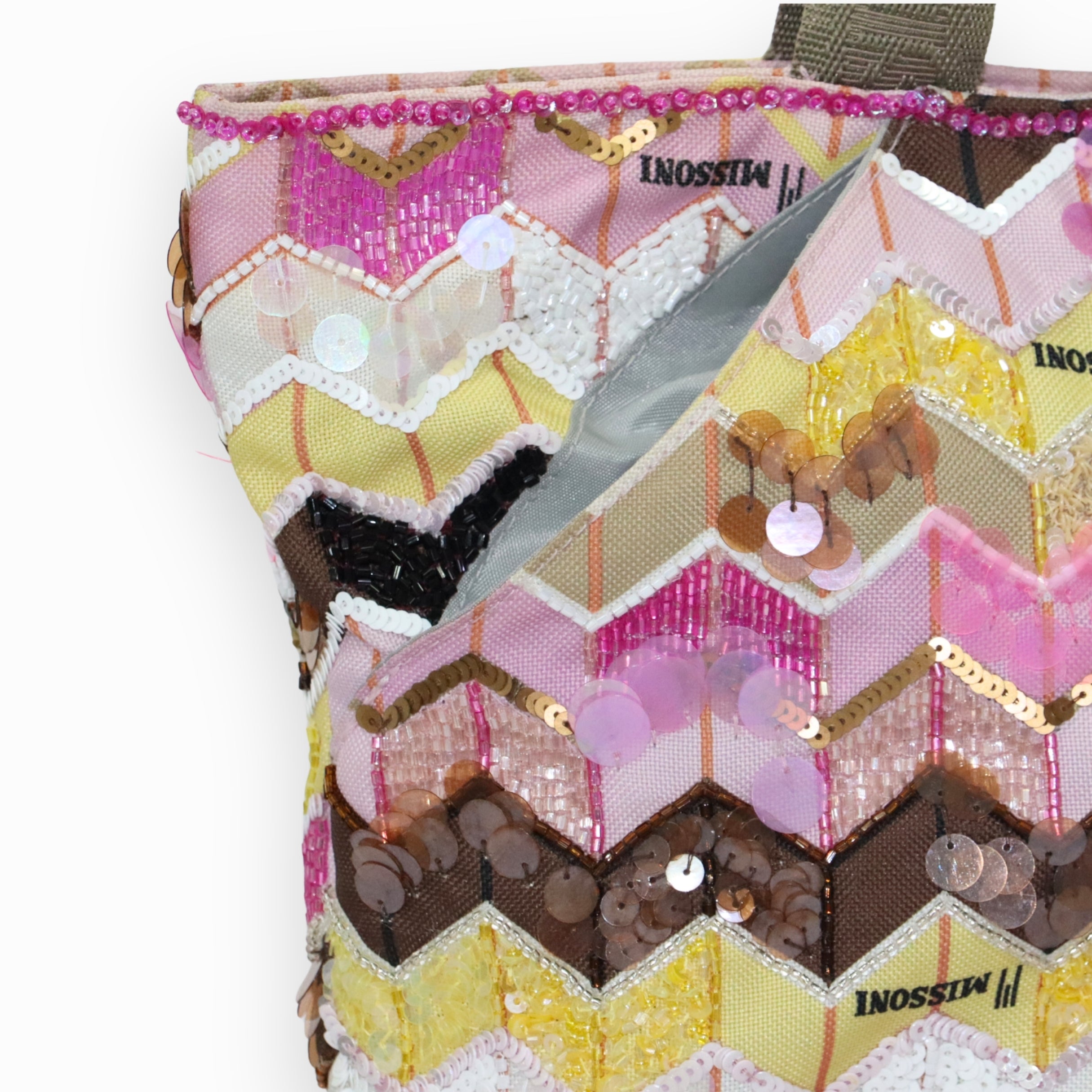 Missoni Zigzag Tote Bag With Pouch