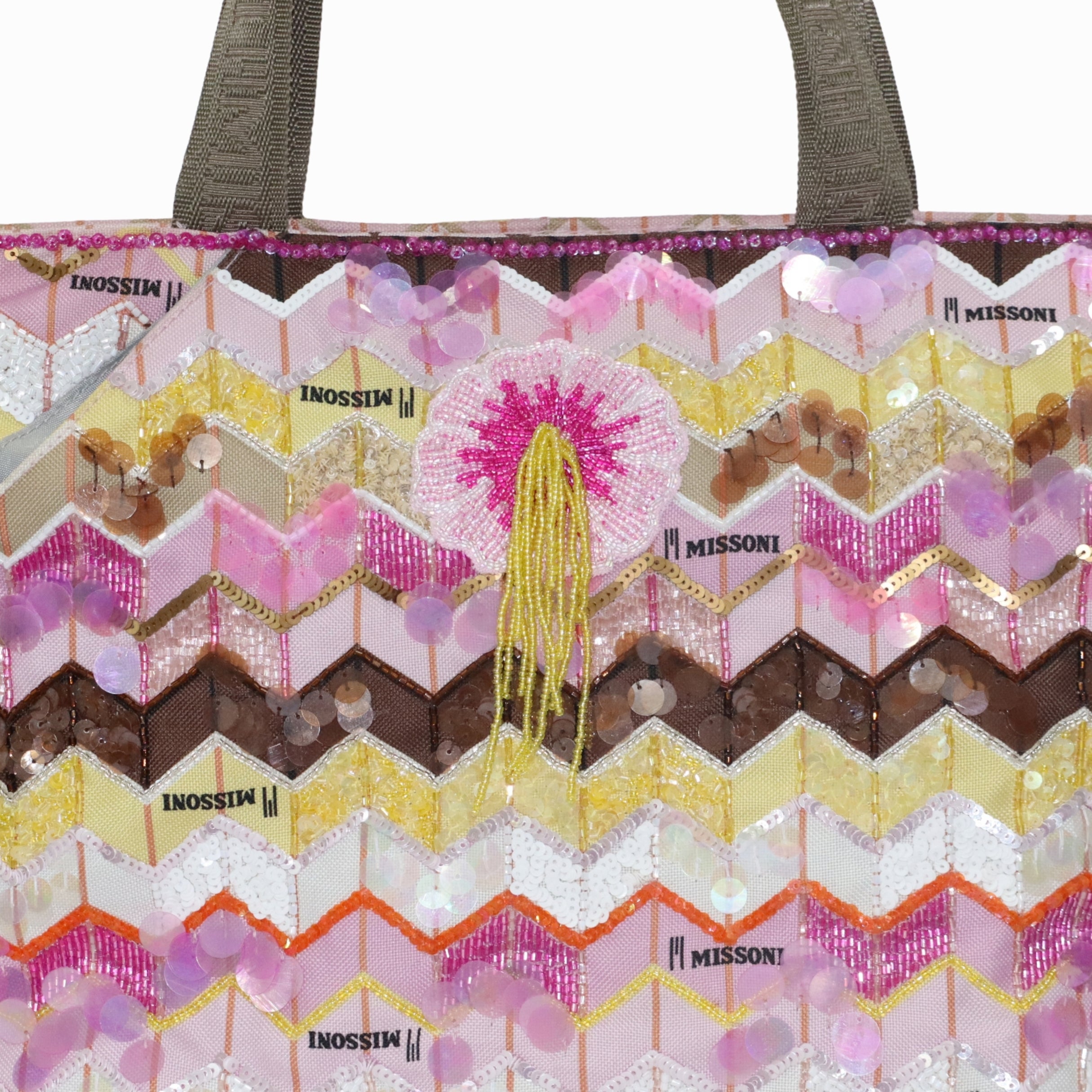 Missoni Zigzag Tote Bag With Pouch