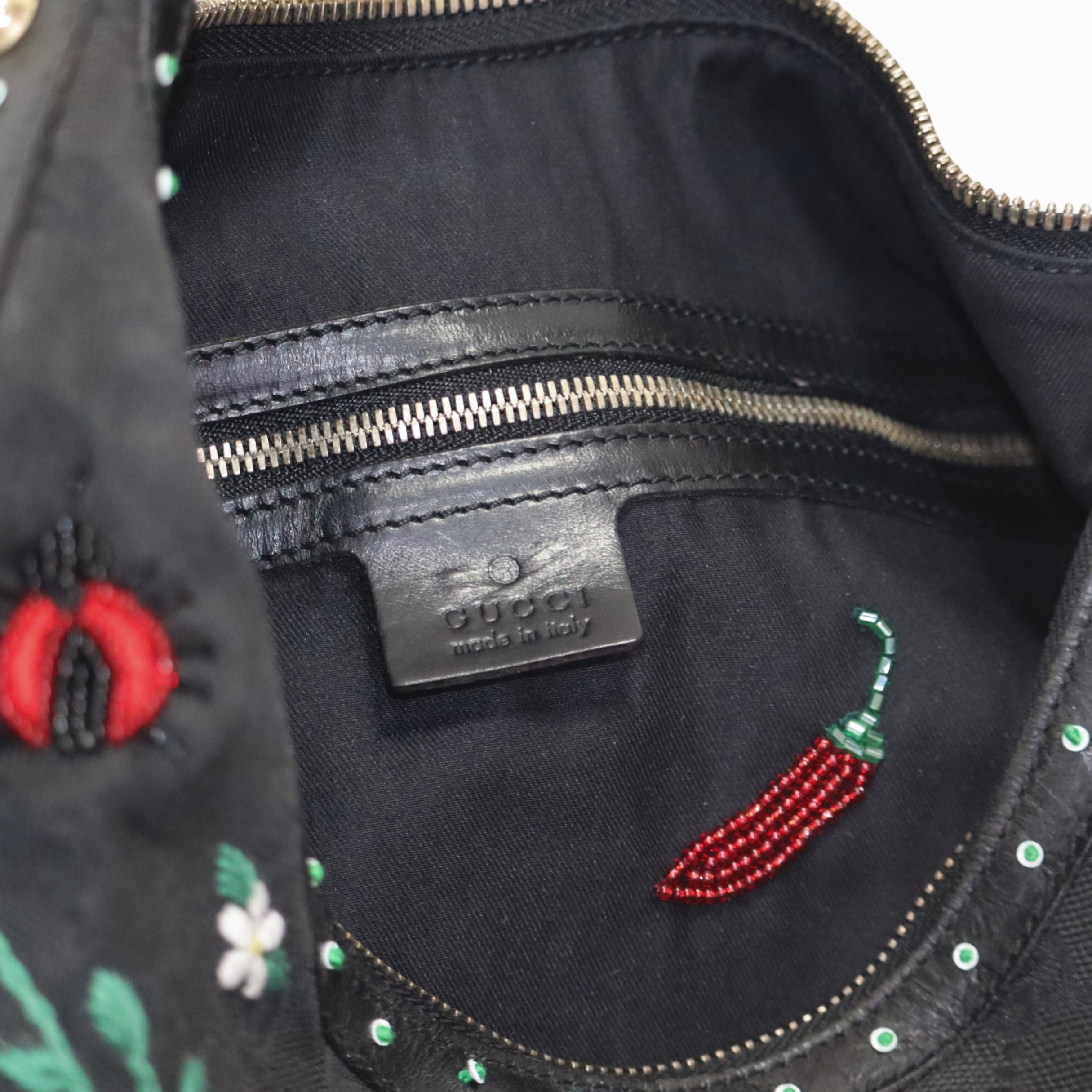 Gucci Canvas Reins Hobo Bag