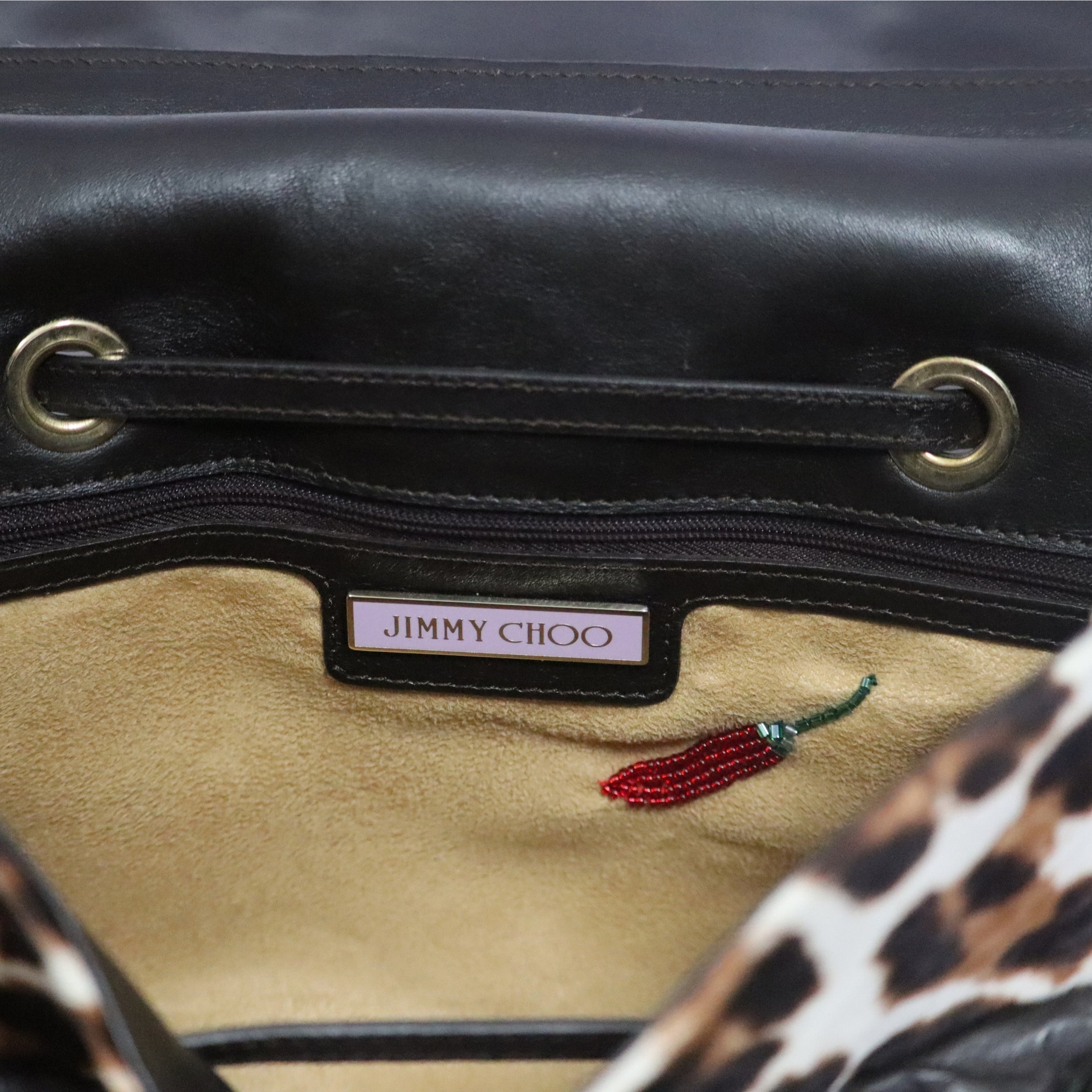 Jimmy Choo Leopard Rosalie Pony Hair Satchel