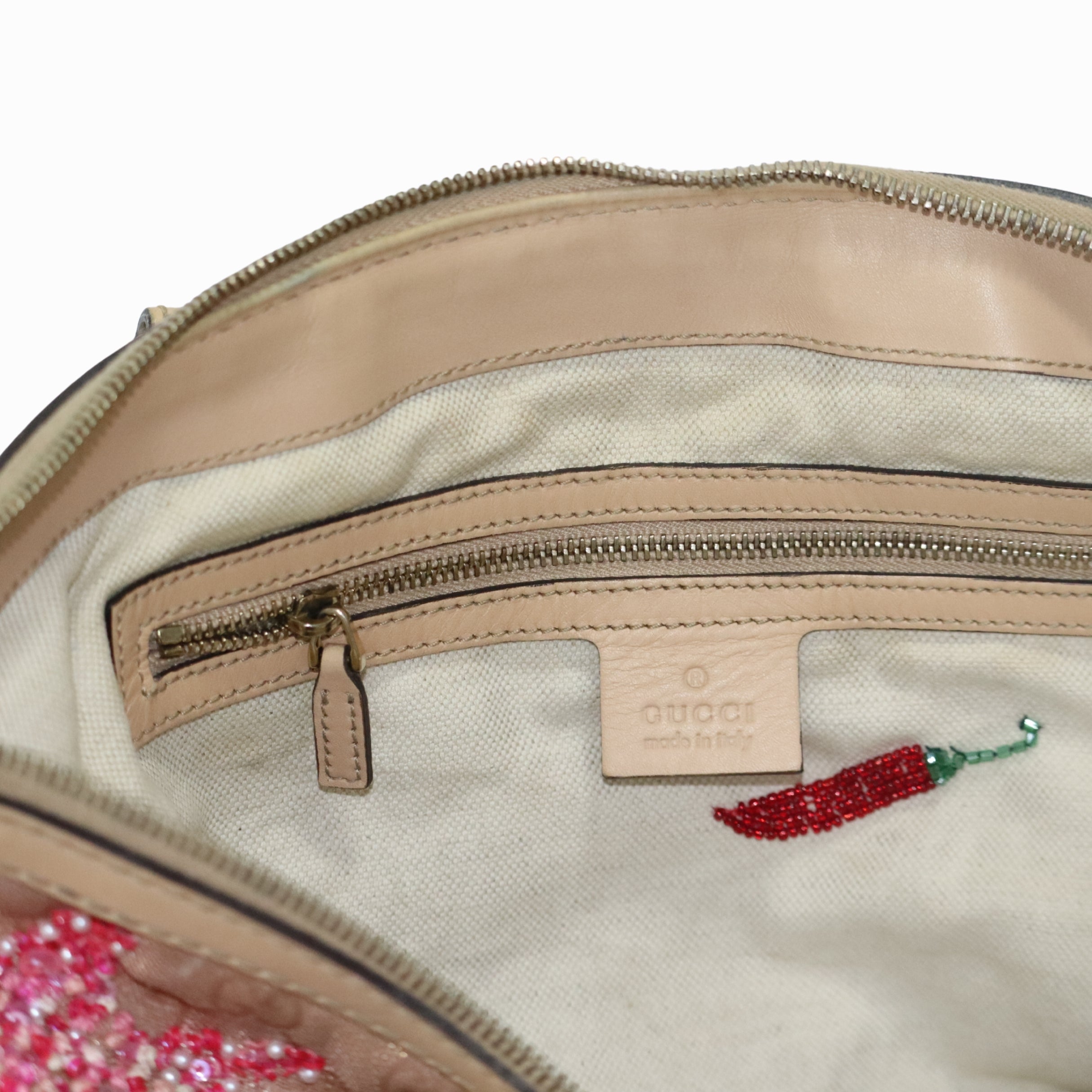 Gucci GG Canvas Lovely Heart Tote Bag