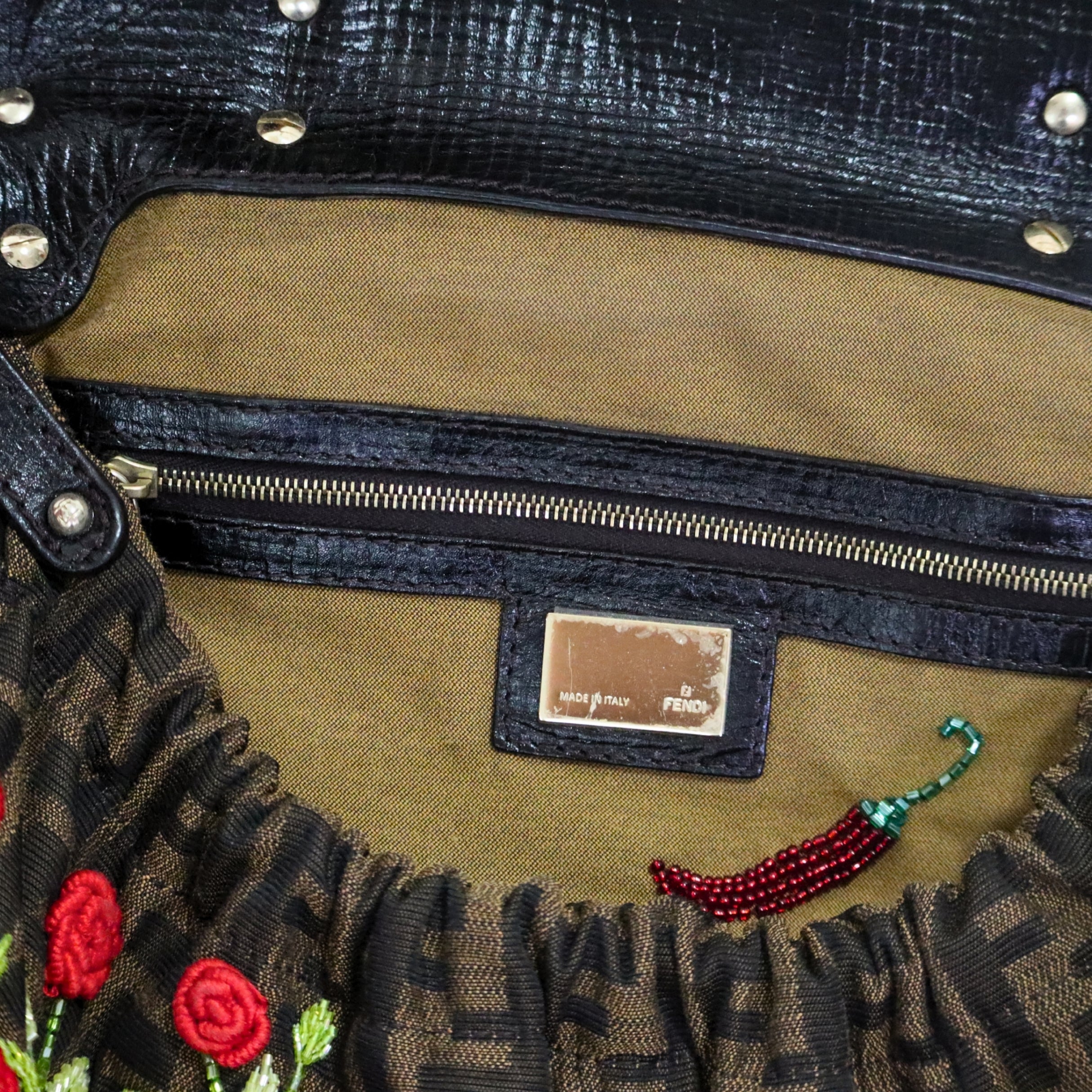 Fendi Zucca Magic Shoulder Bag