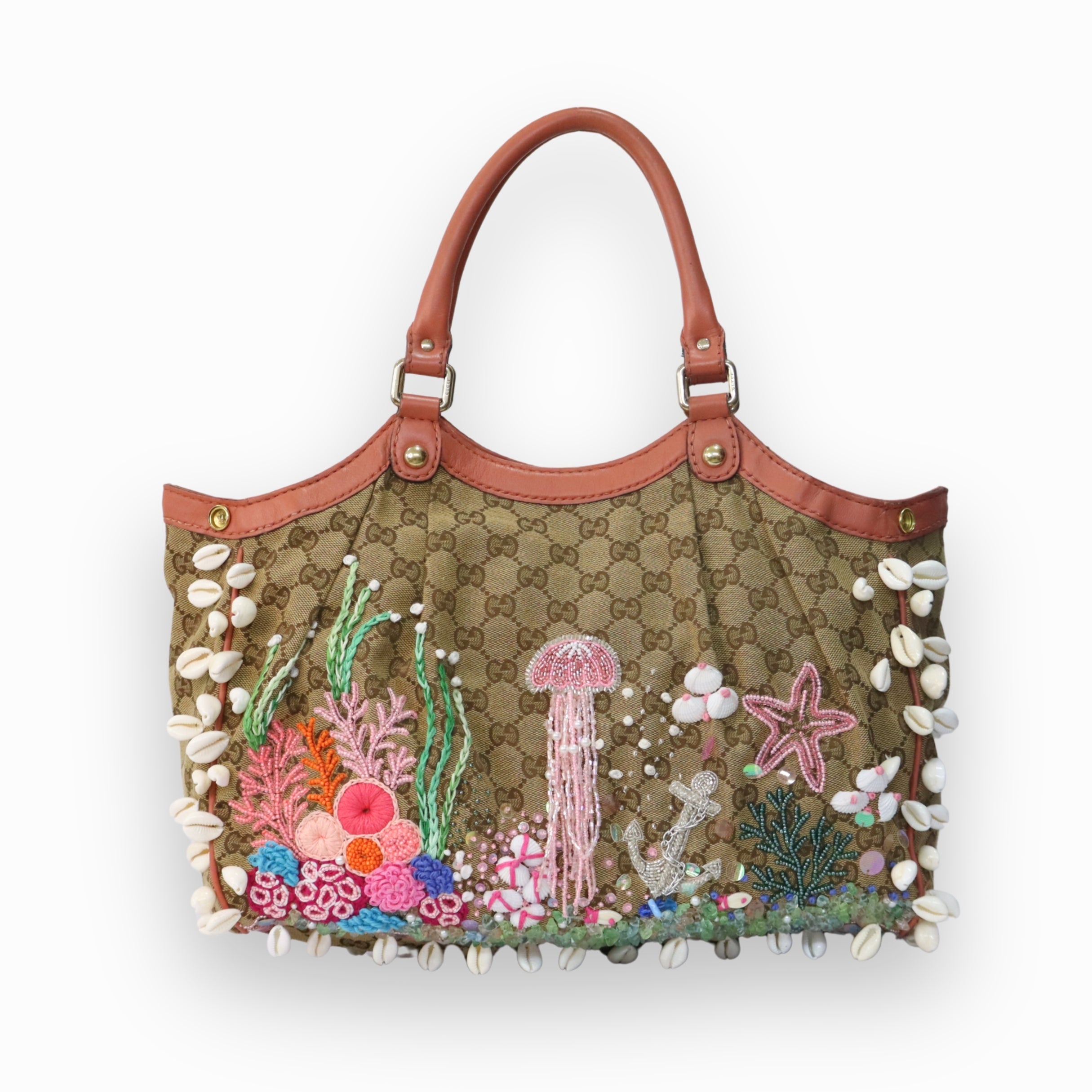 Gucci Canvas Sukey Tote