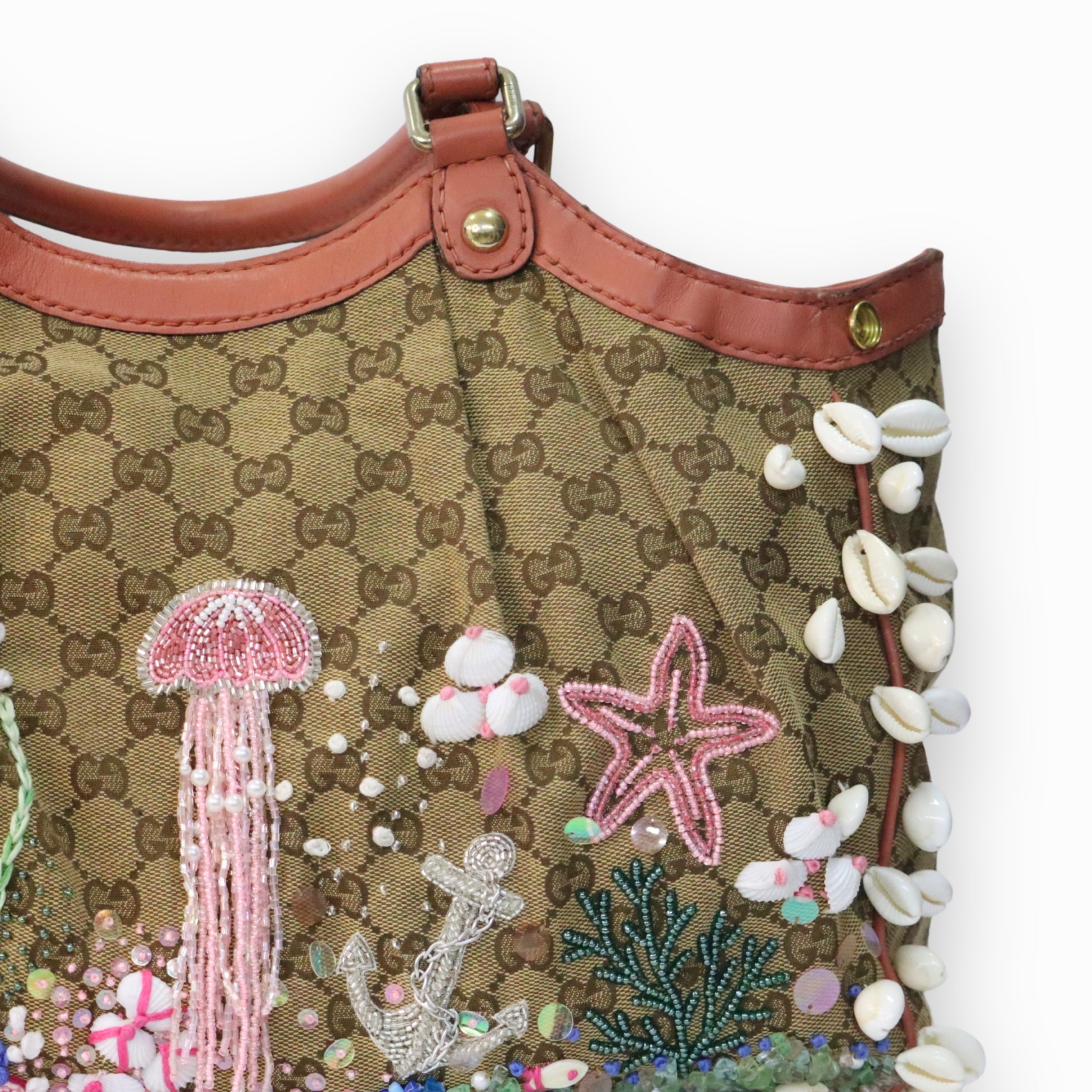 Gucci Canvas Sukey Tote