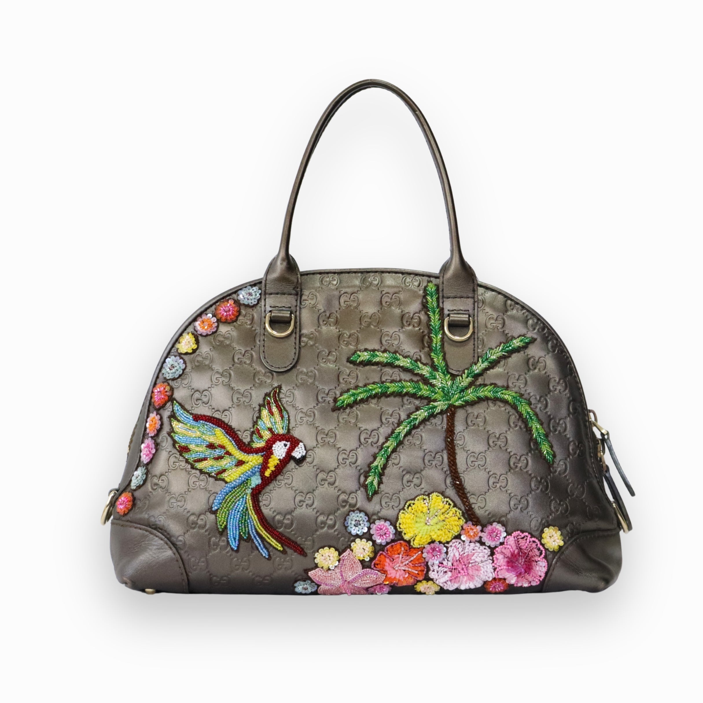 Gucci Heart Charm Dome Satchel
