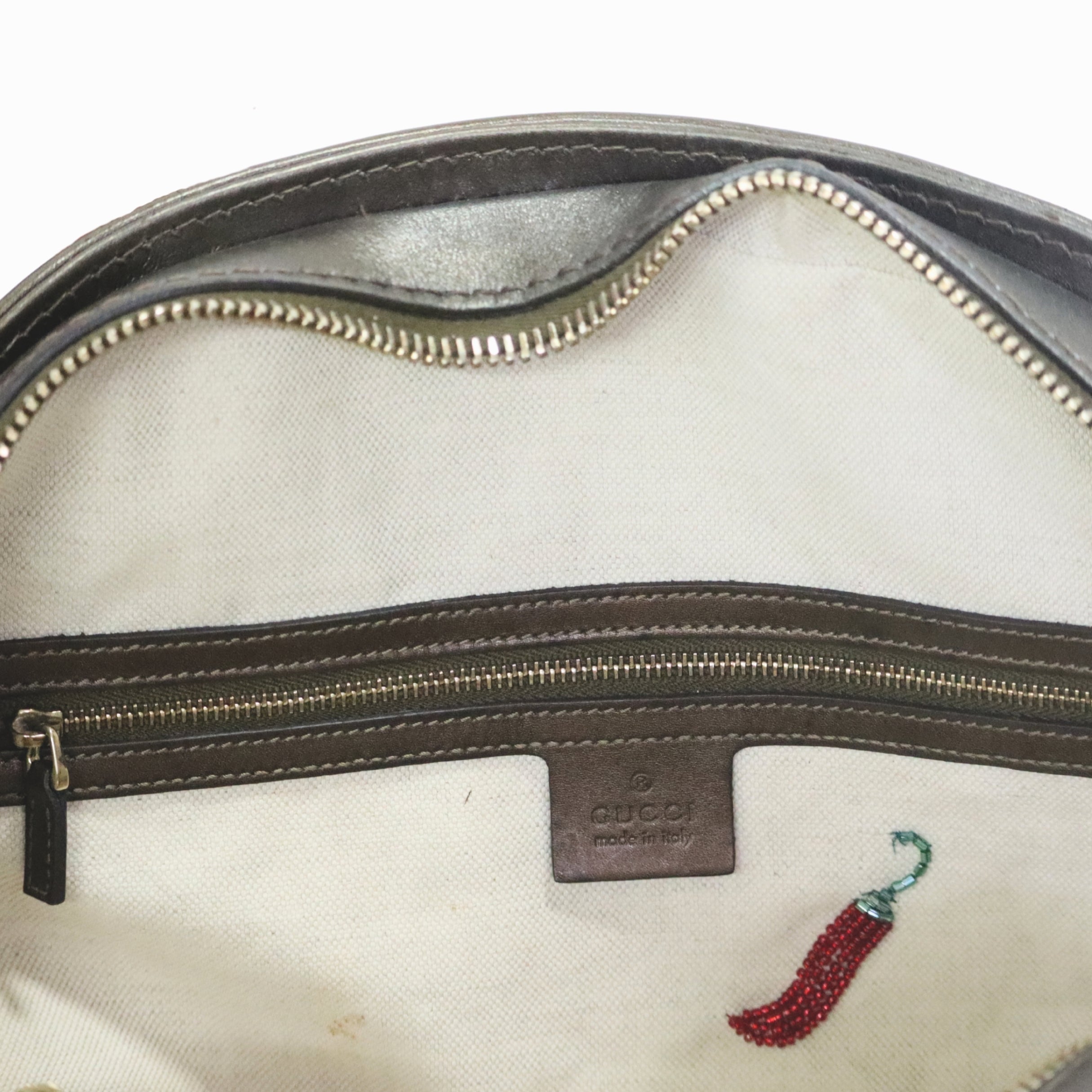 Gucci Heart Charm Dome Satchel