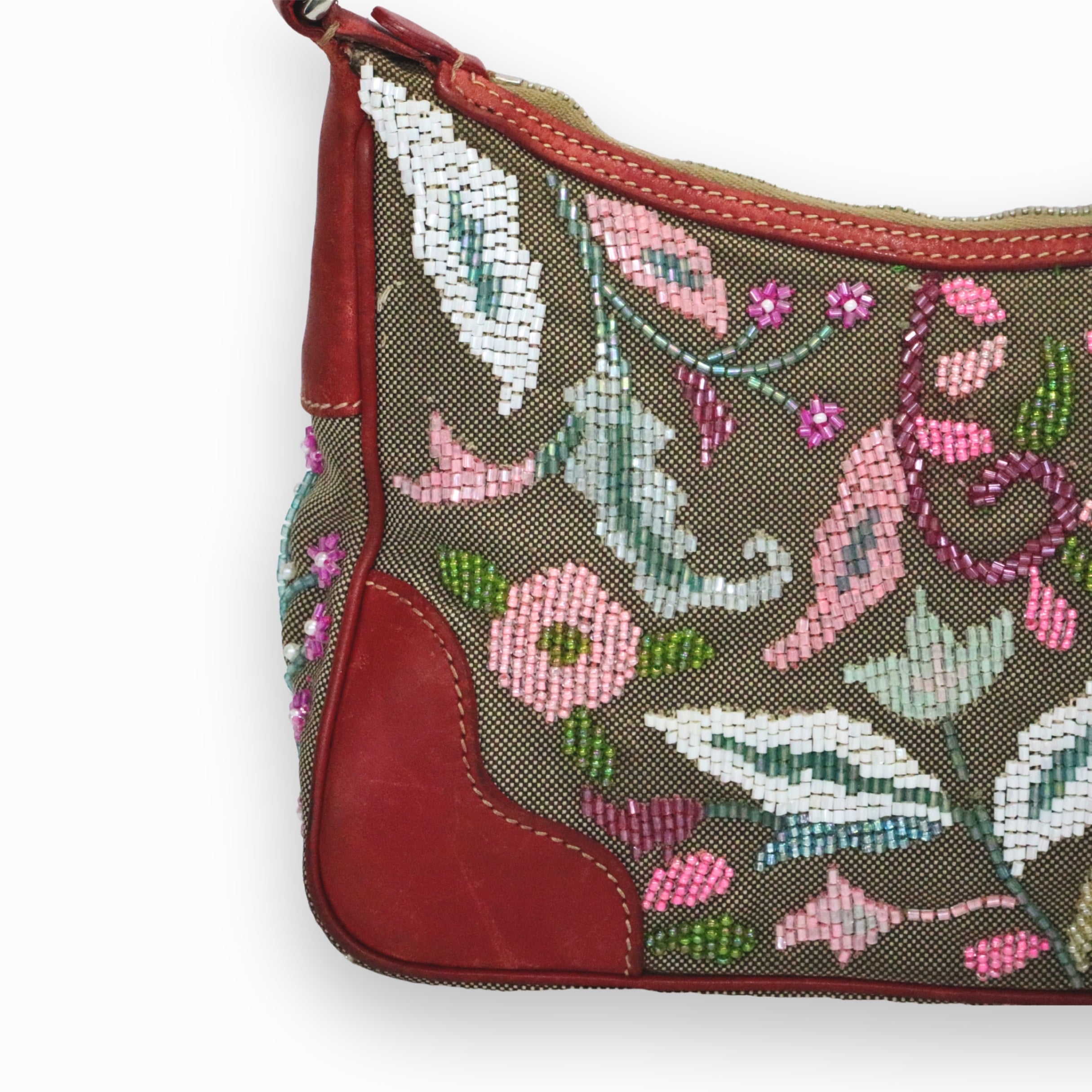 Prada Jacquard Shoulder Bag