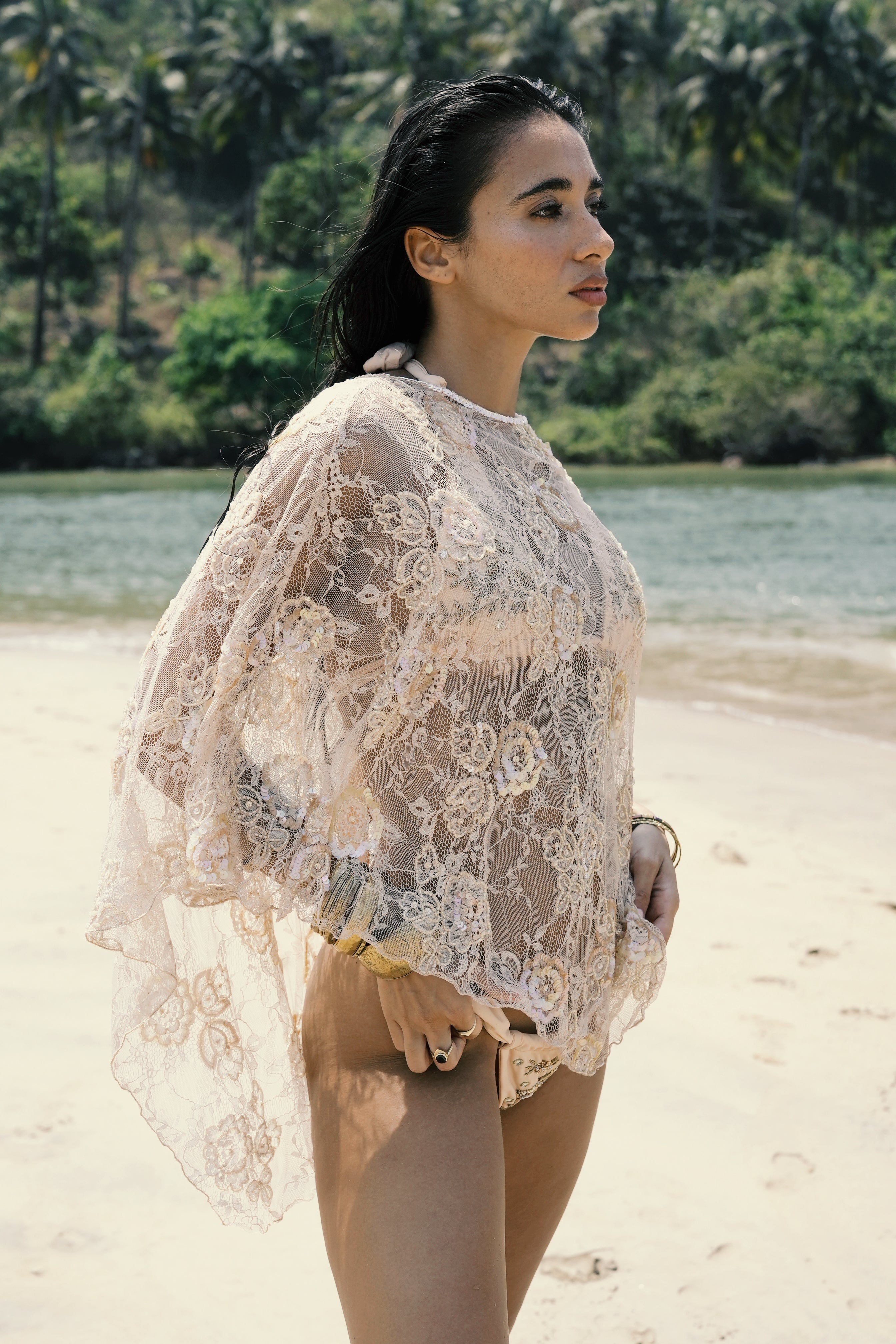 Isabel Lace Poncho